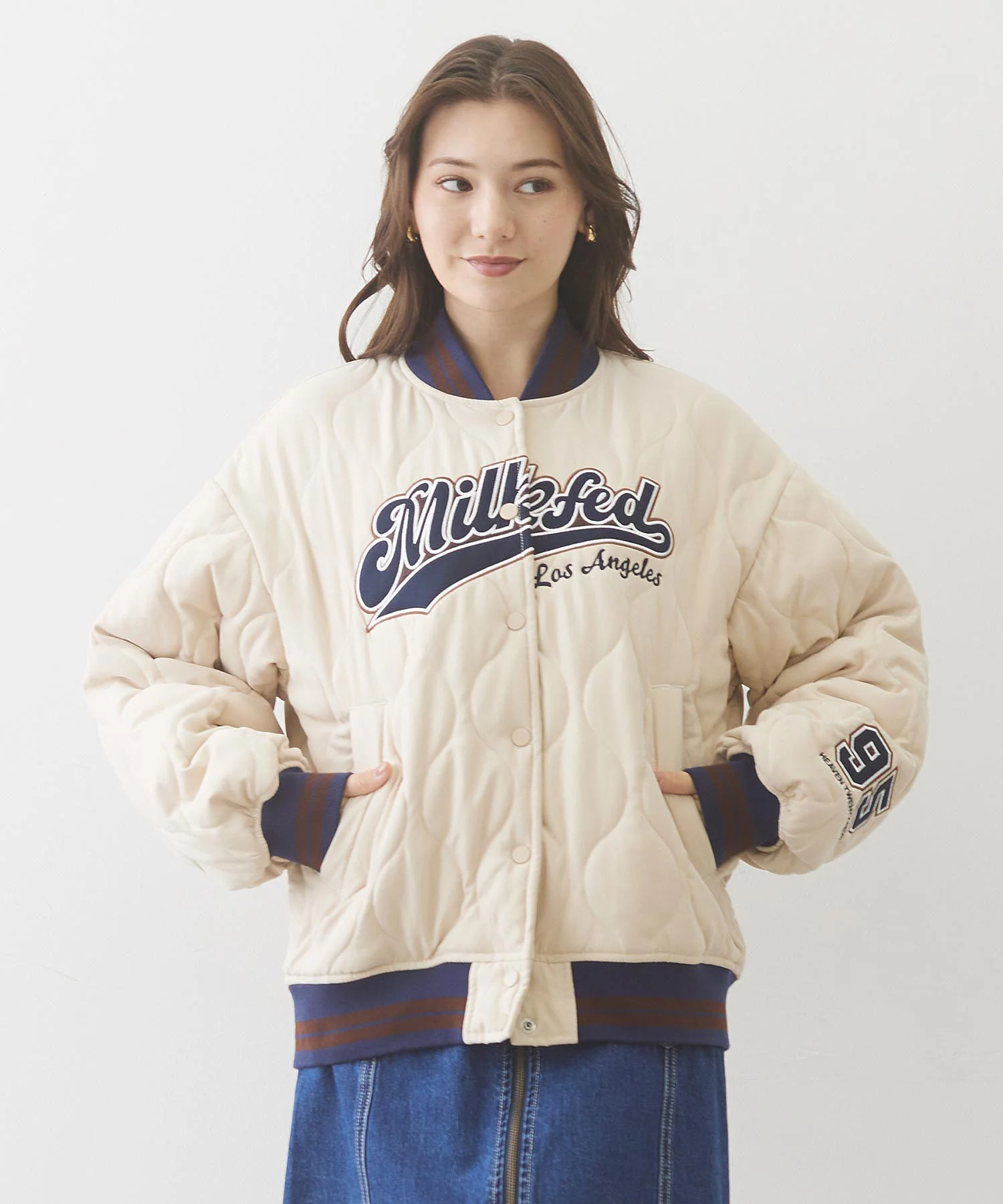 LOGO PATCH QUILTED JACKET - Image 10