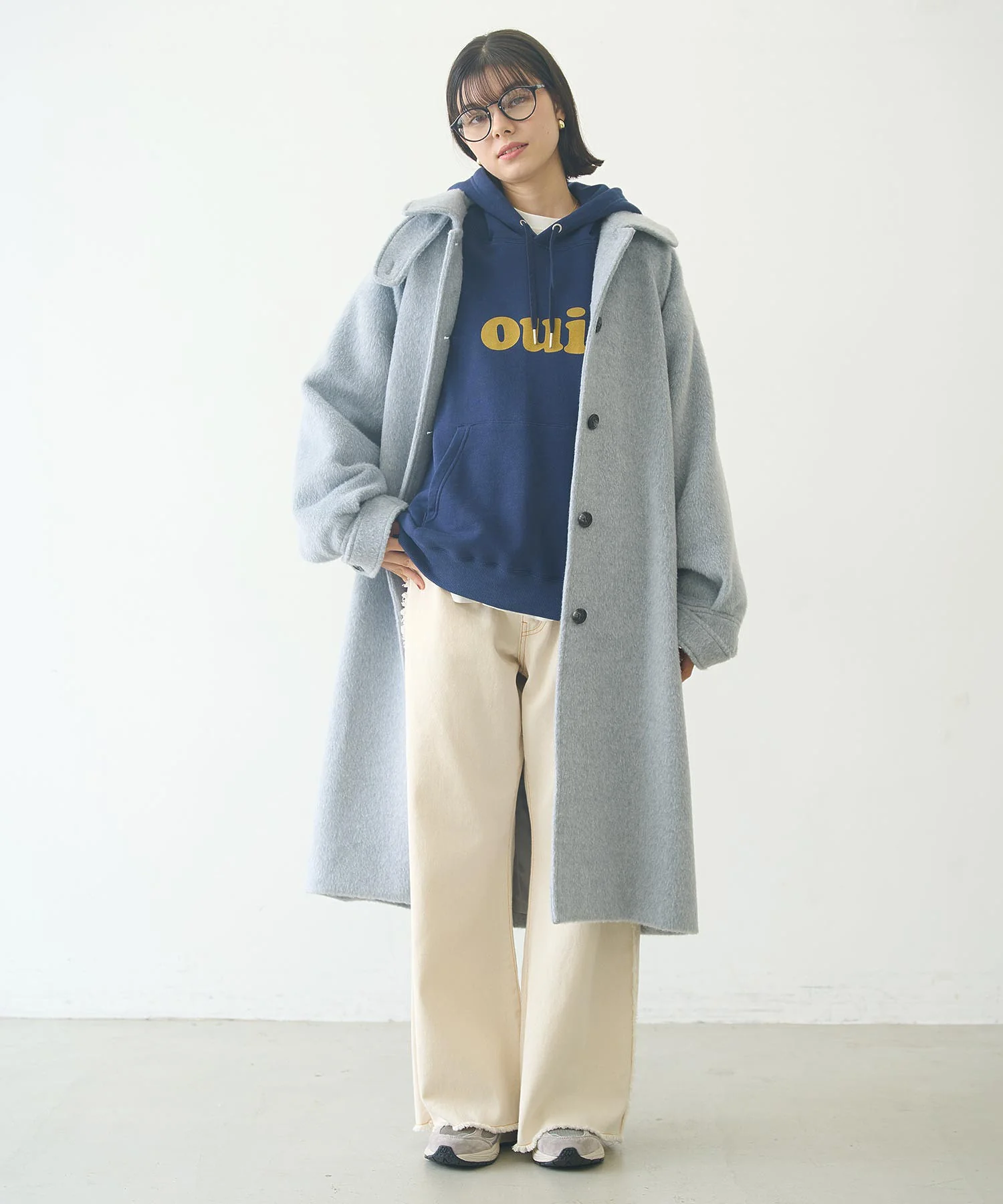 VOLUME SLEEVE LONG COAT - Image 3