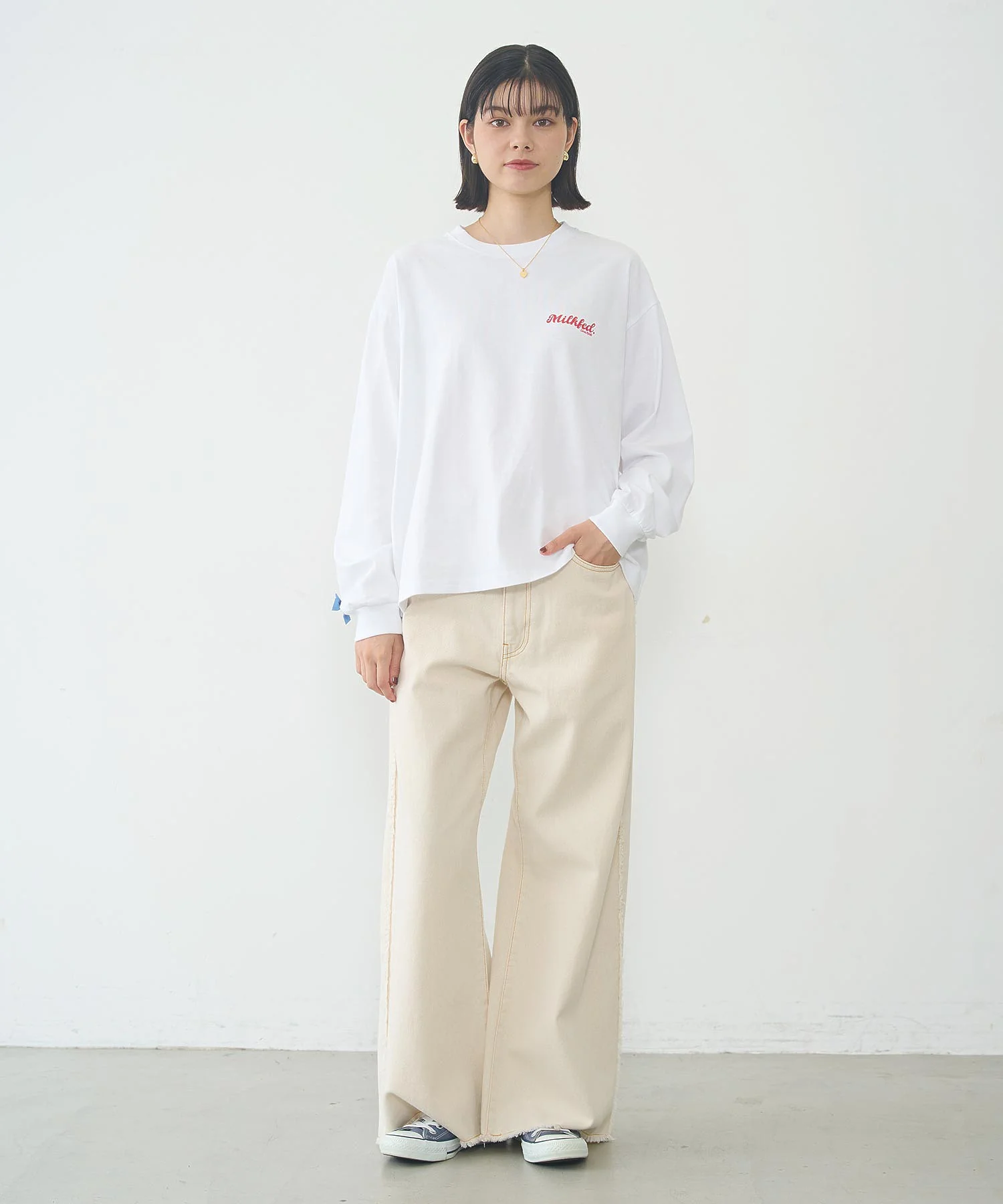 FRINGE DENIM PANTS - Image 57