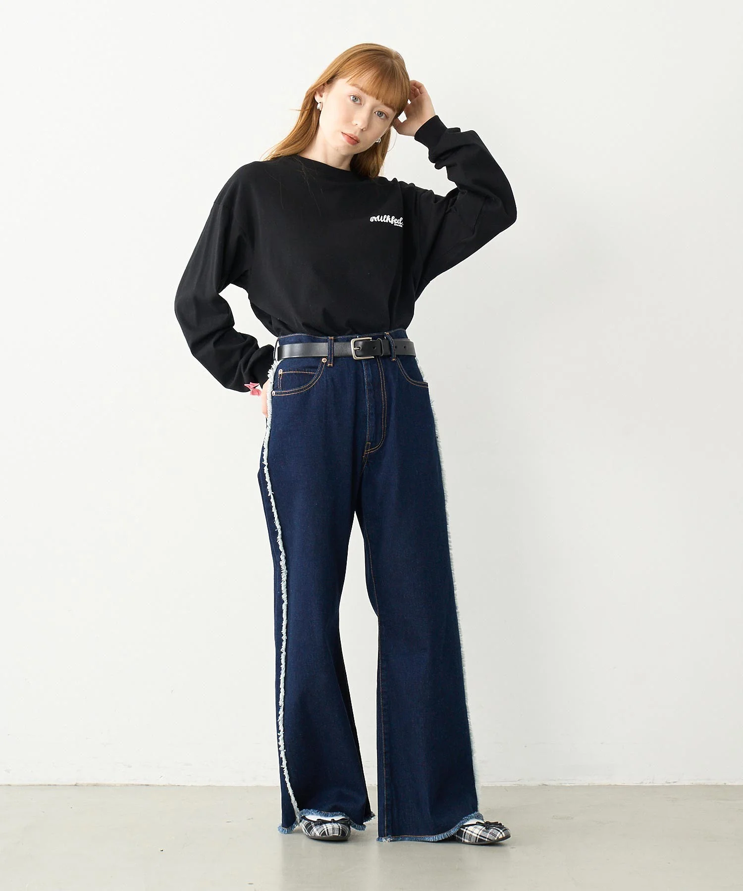 FRINGE DENIM PANTS - Image 8