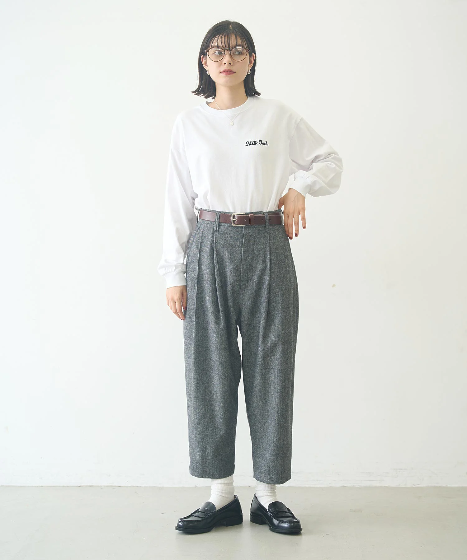 TAPERED CROPPED PANTS - Image 26