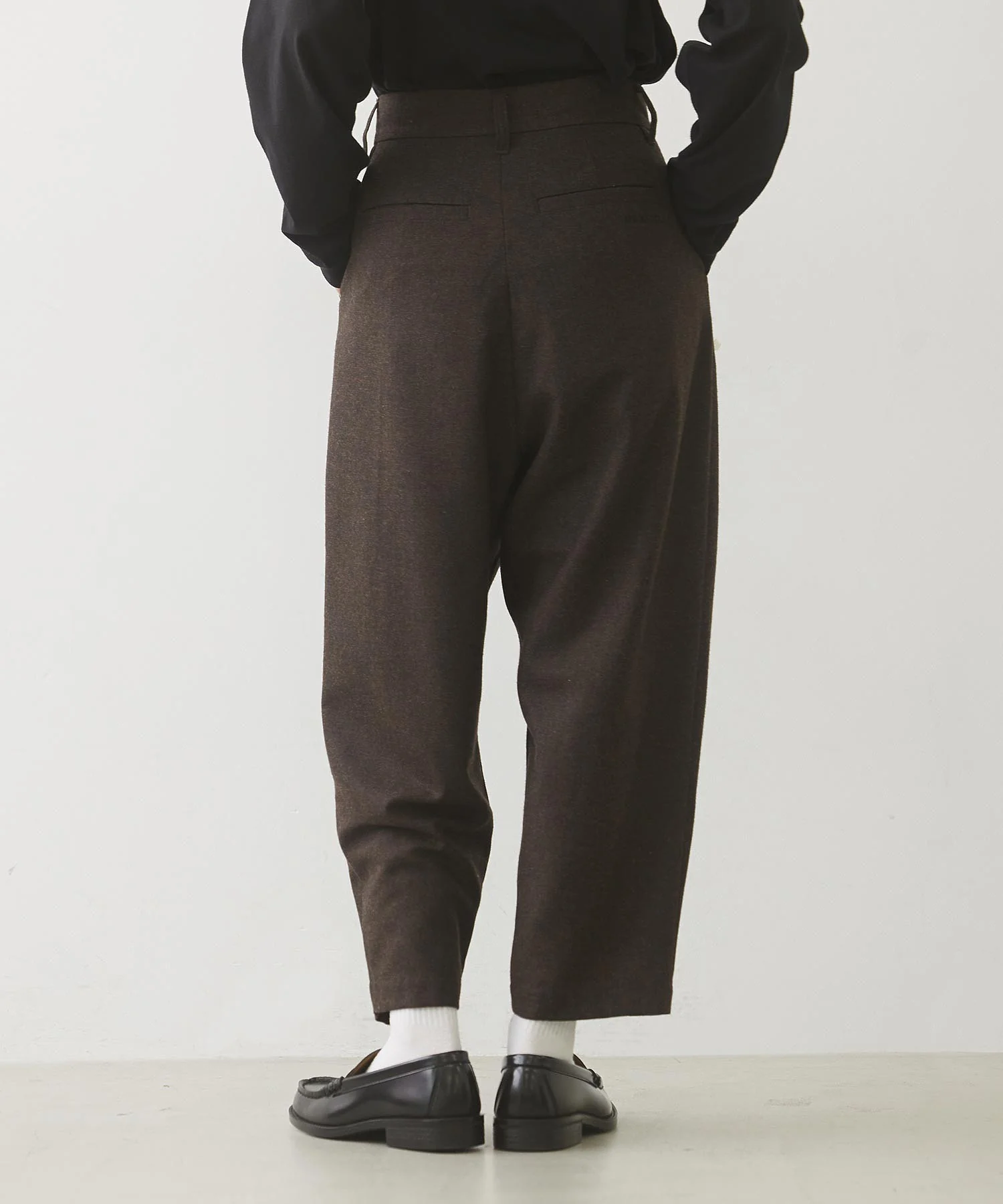 TAPERED CROPPED PANTS - Image 53