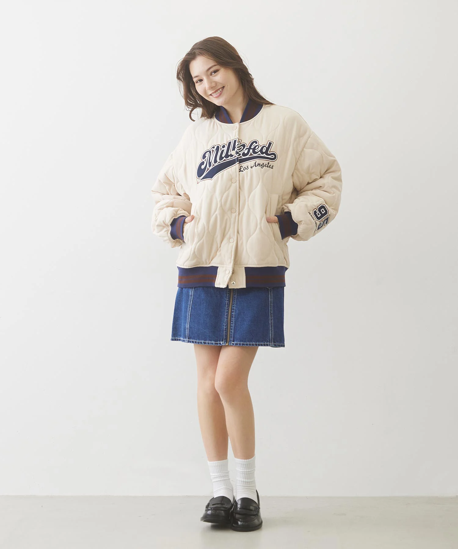 DENIM ZIP SKIRT - Image 19