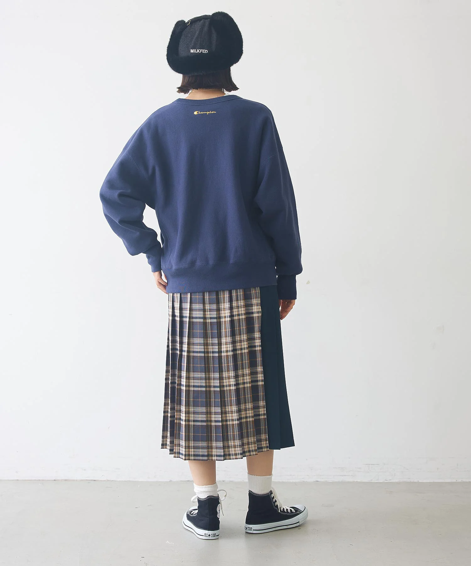 PLAID PANEL SKIRT - Image 62