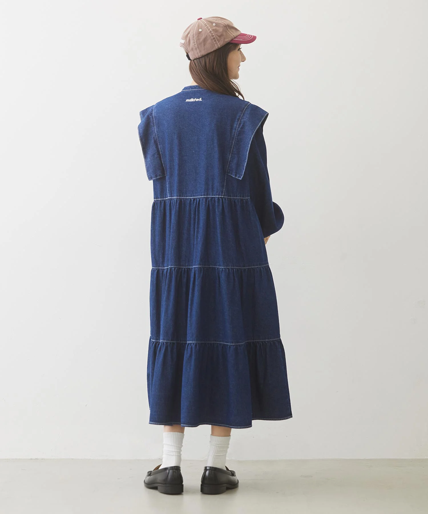 DENIM TIERED DRESS - Image 11