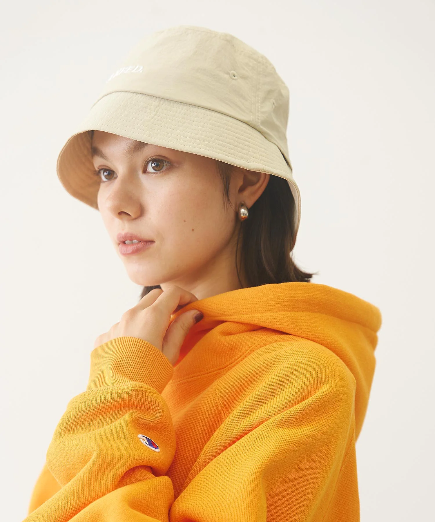 STENCIL LOGO BUCKET HAT - Image 3