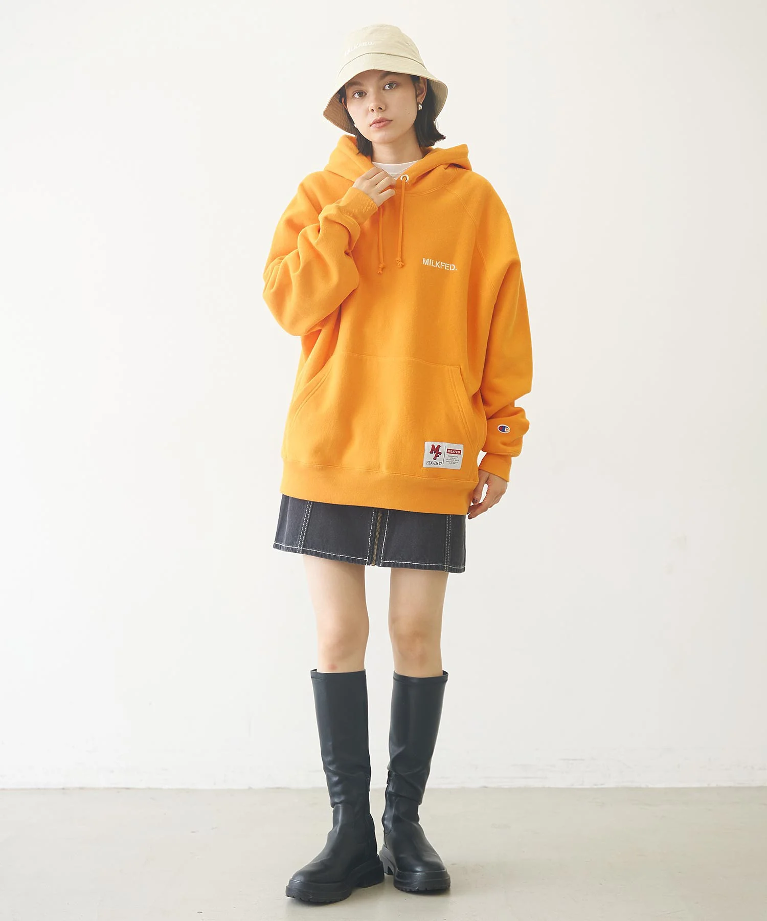 STENCIL LOGO BUCKET HAT - Image 9