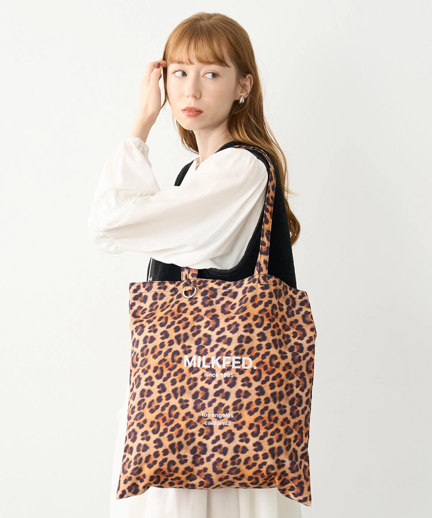 LEOPARD FLAT TOTE