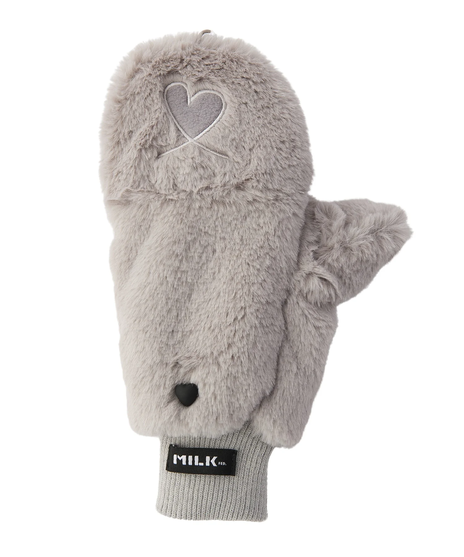 LOVE HEART FAUX FUR MITTENS - Image 37
