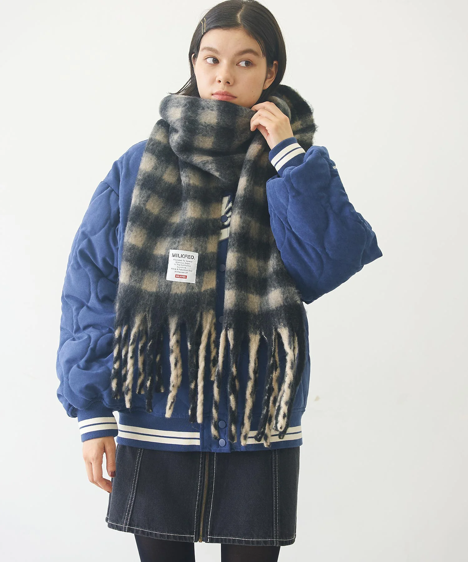 CHECKERED SCARF - Image 7