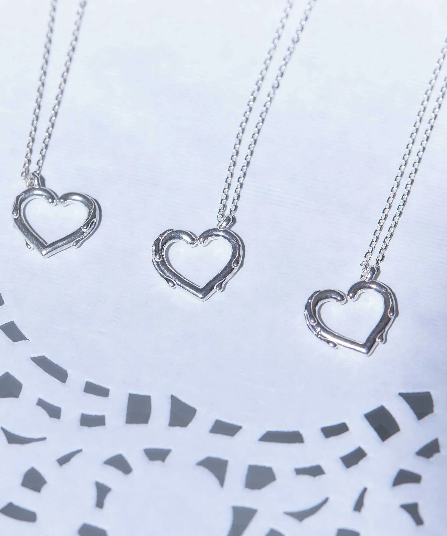 MILKFED. × LANIE MELTY HEART CHAIN NECKLACE - Image 3