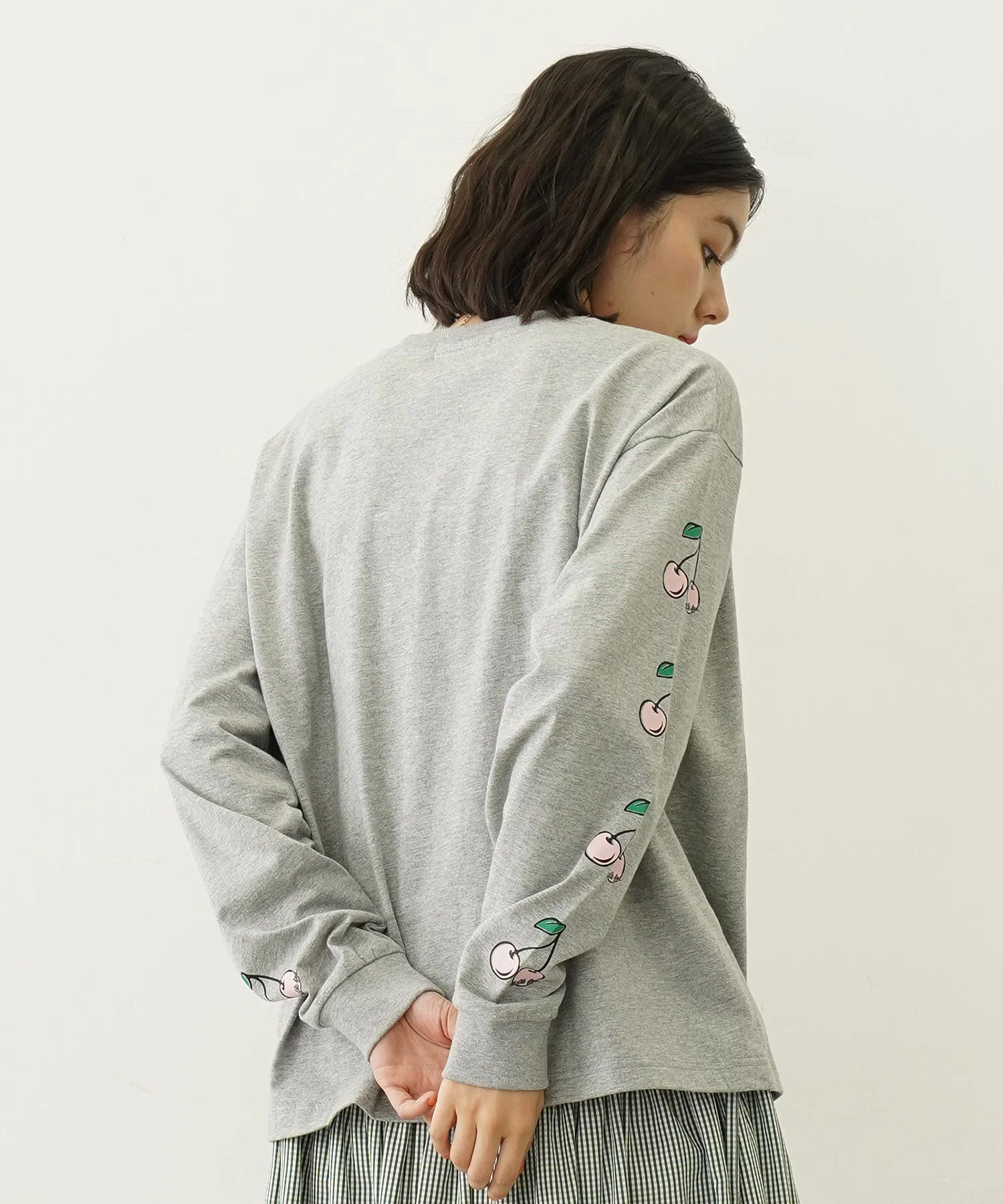 SIDE CHERRIES WIDE L/S TEE - Image 3