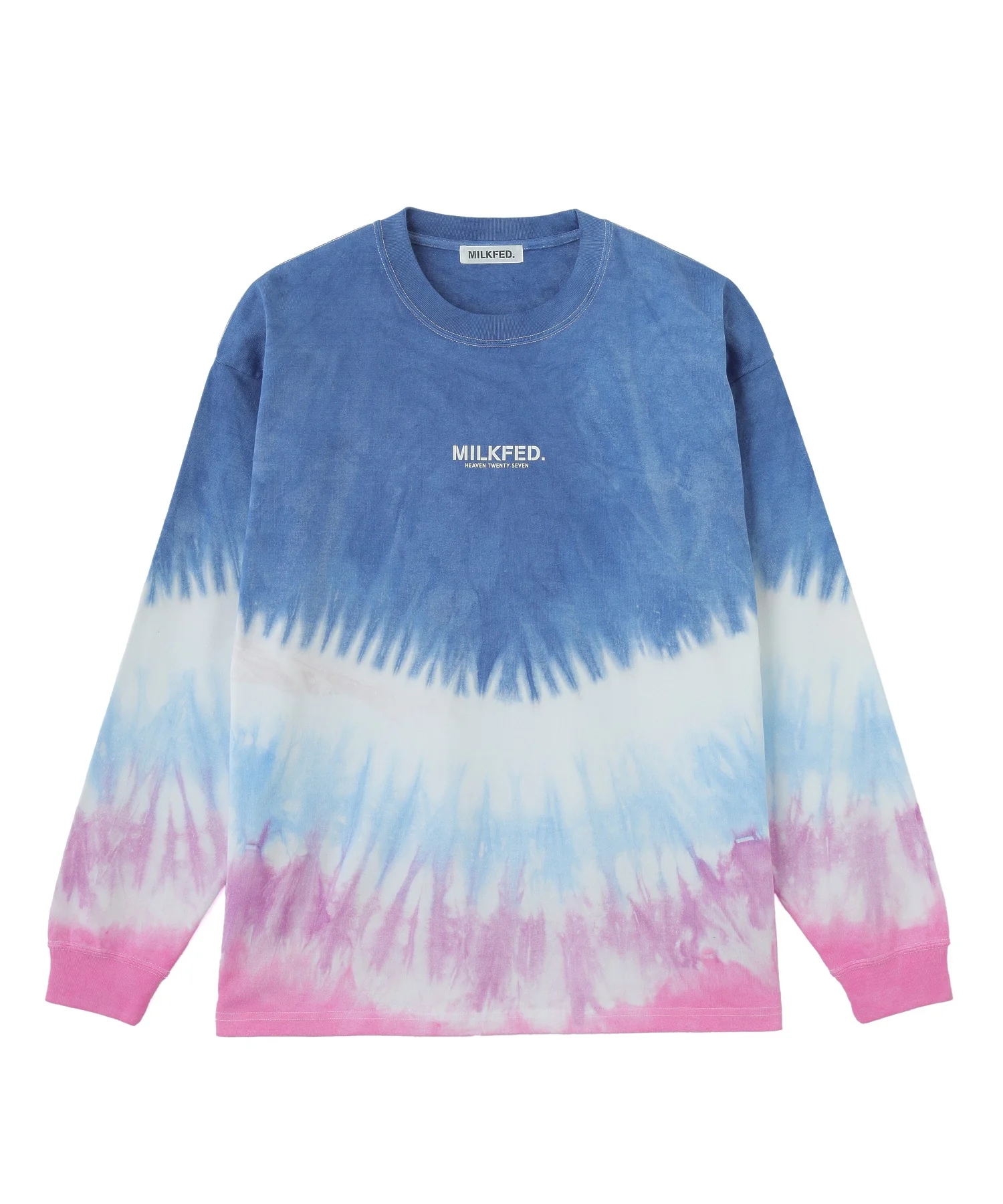 TIE DYED JAGGED PATTERN L/S TEE - Image 2