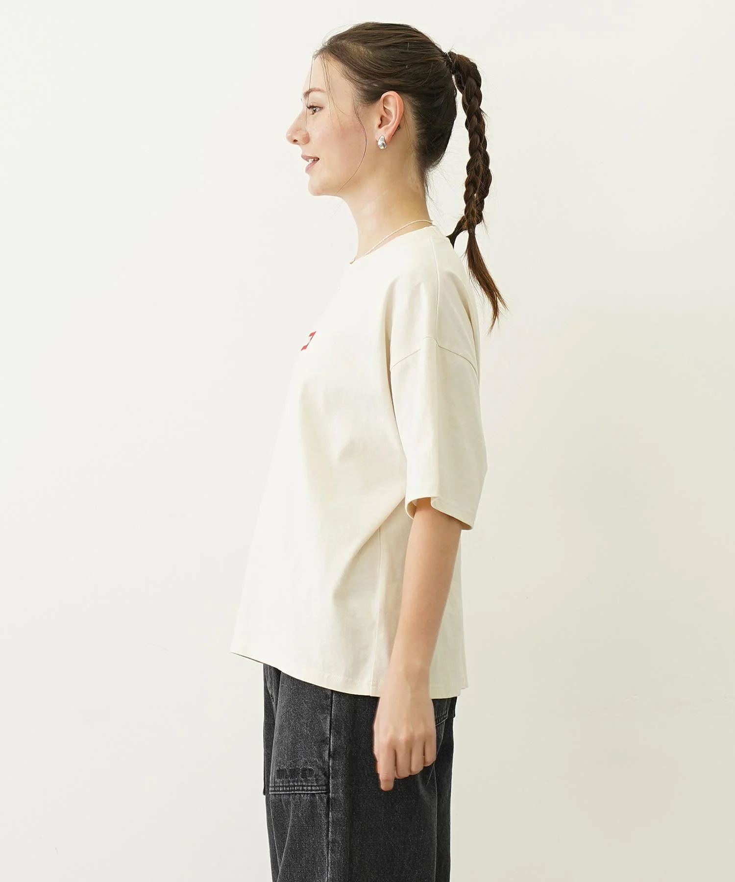 EMBROIDERY BAR WIDE S/S TEE - Image 8