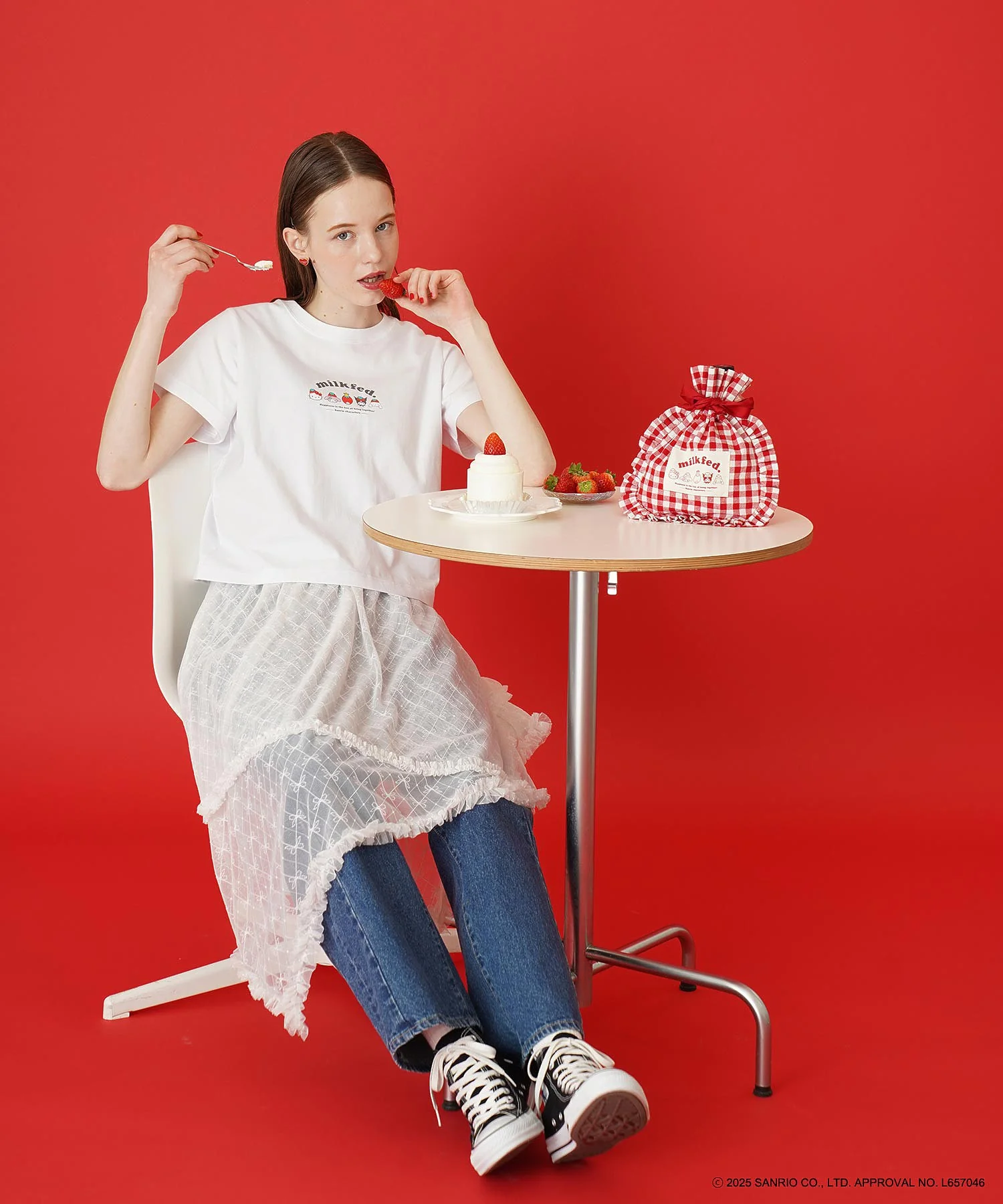 MILKFED. × SANRIO CHARACTERS COMPACT S/S TEE - Image 22