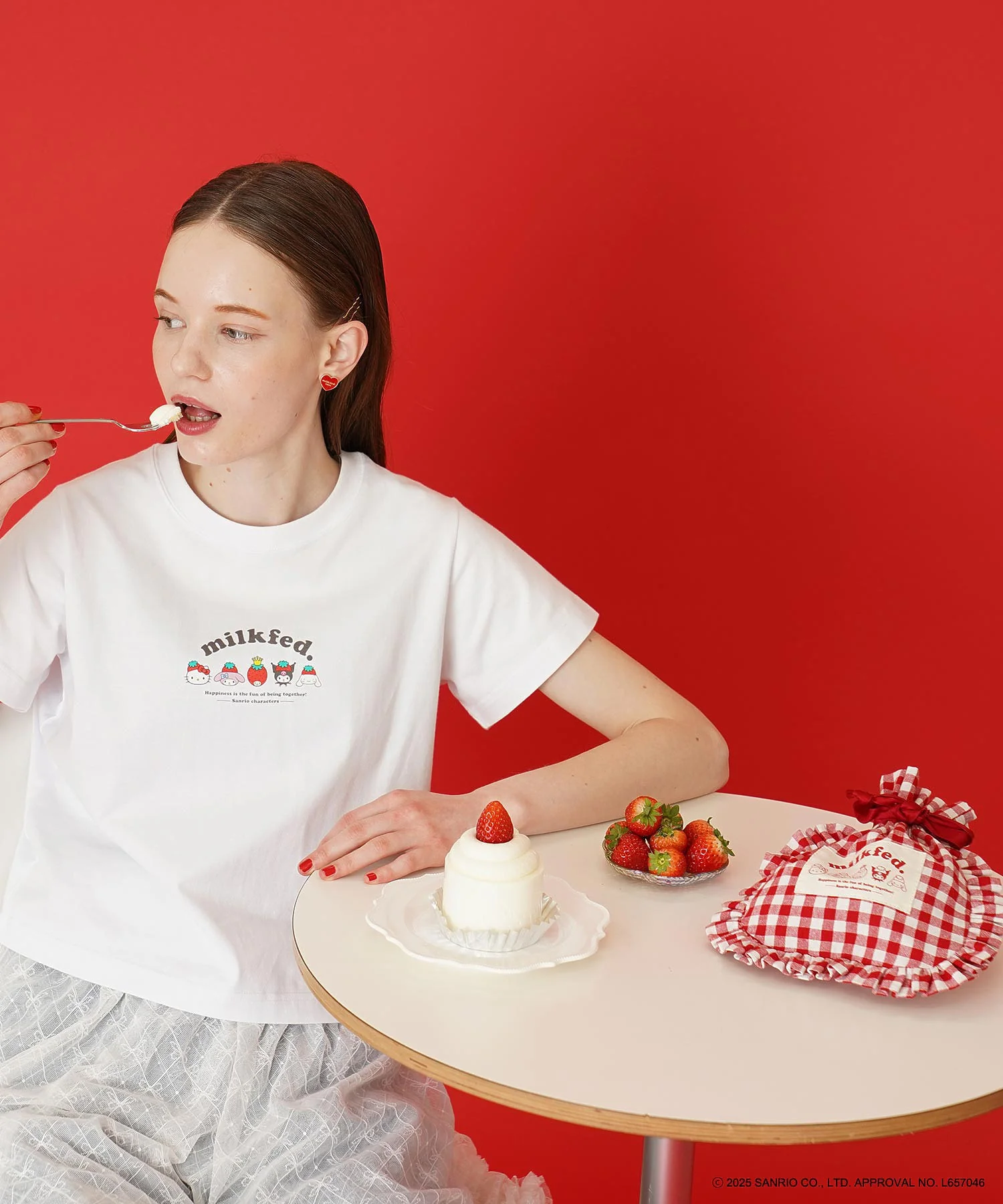 MILKFED. × SANRIO CHARACTERS COMPACT S/S TEE - Image 31
