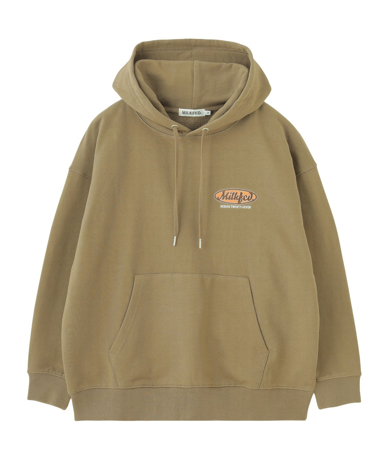 OVAL LOGO EMBROIDERY SWEAT HOODIE - Image 3