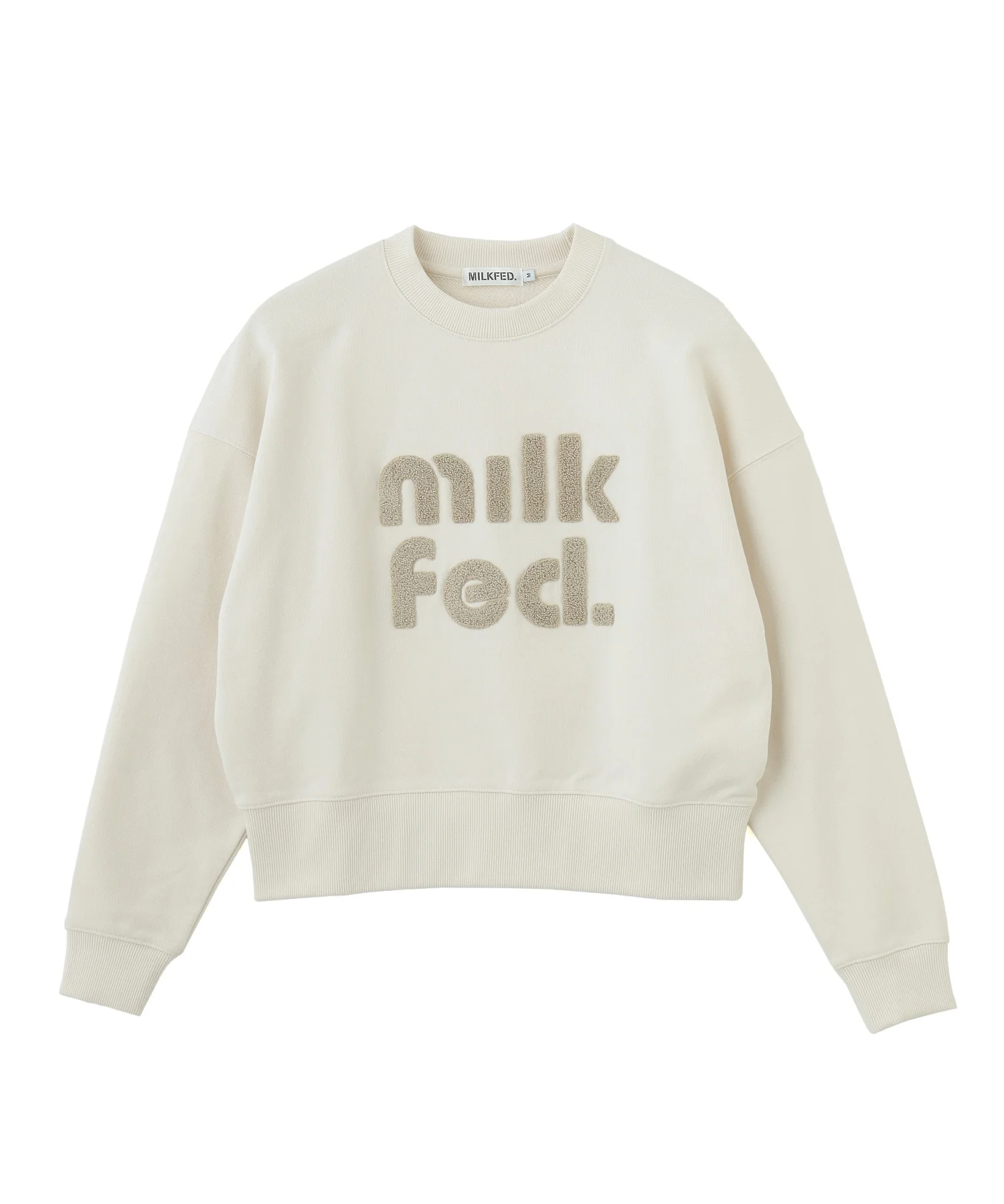 CUT-OUT LOGO SHORT SWEAT TOP - Image 2