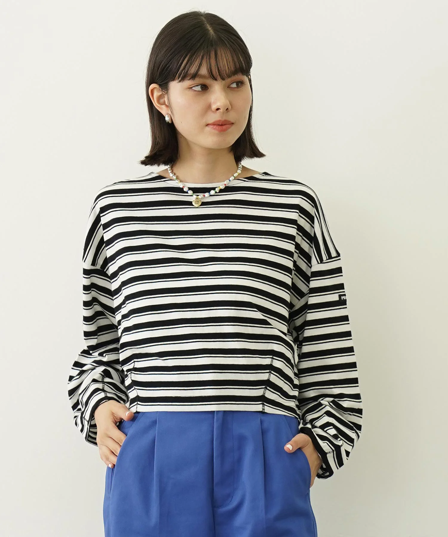 TUCK STRIPE L/S TOP - Image 18