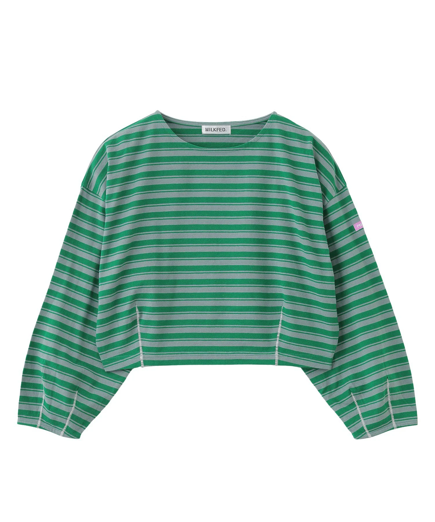 TUCK STRIPE L/S TOP - Image 2