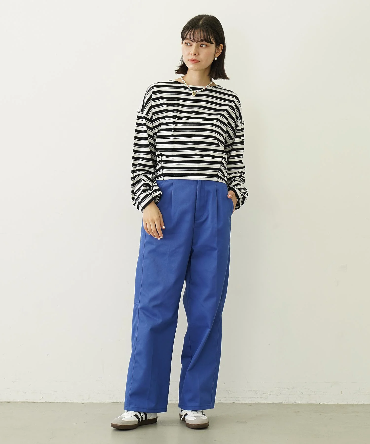 TUCK STRIPE L/S TOP - Image 21