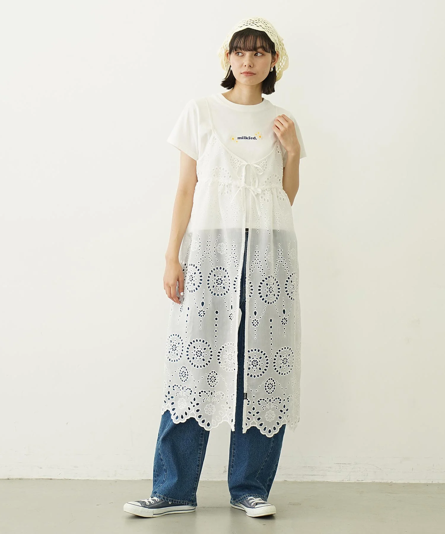 WIDE LEG DENIM PANTS - Image 12