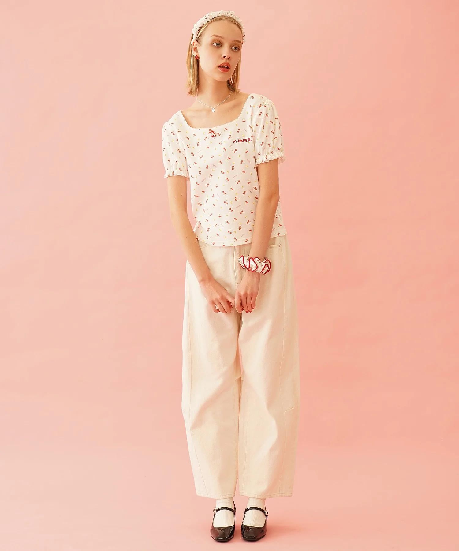WIDE LEG DENIM PANTS - Image 65