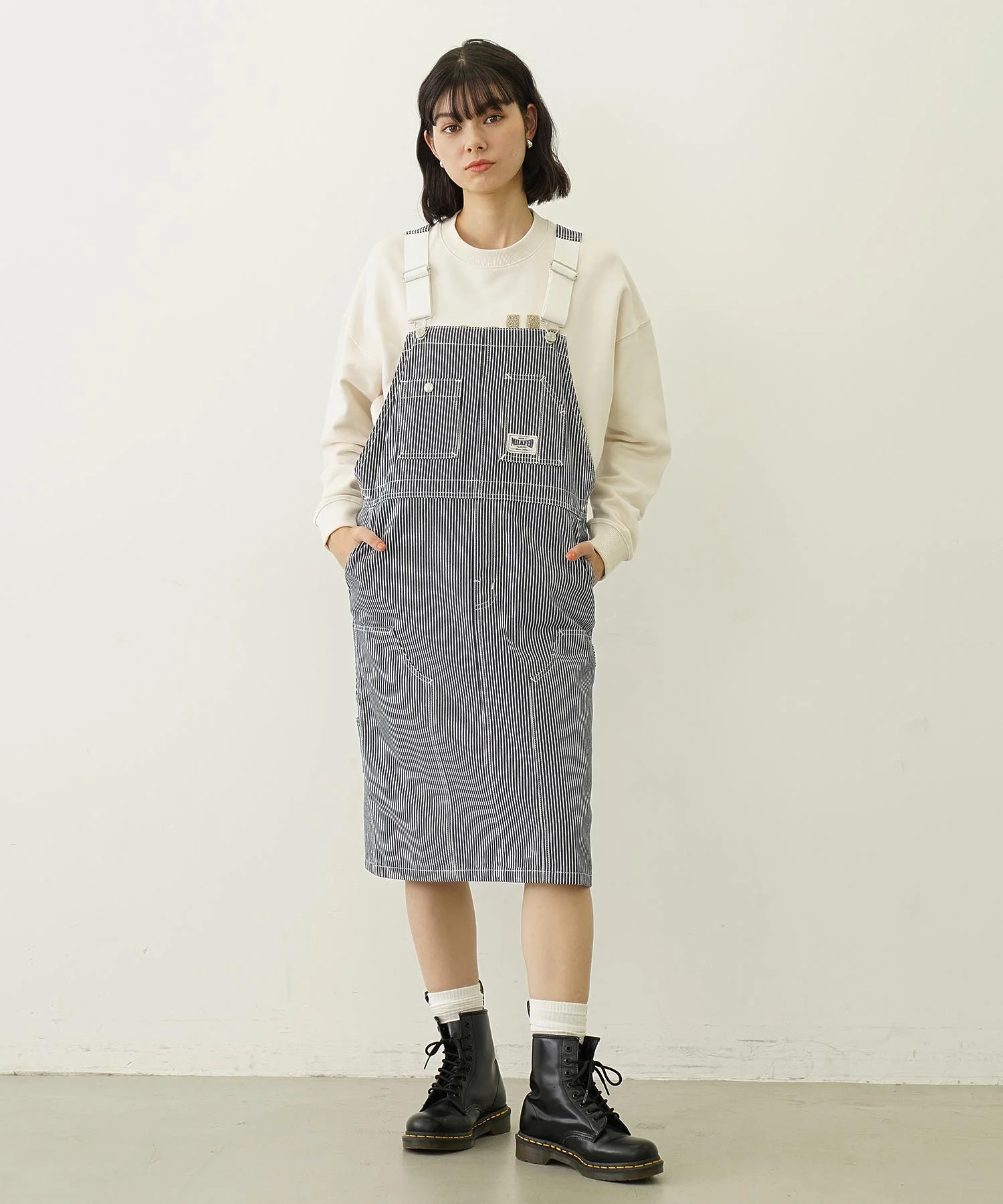 WORK STYLE SALOPETTE SKIRT - Image 16