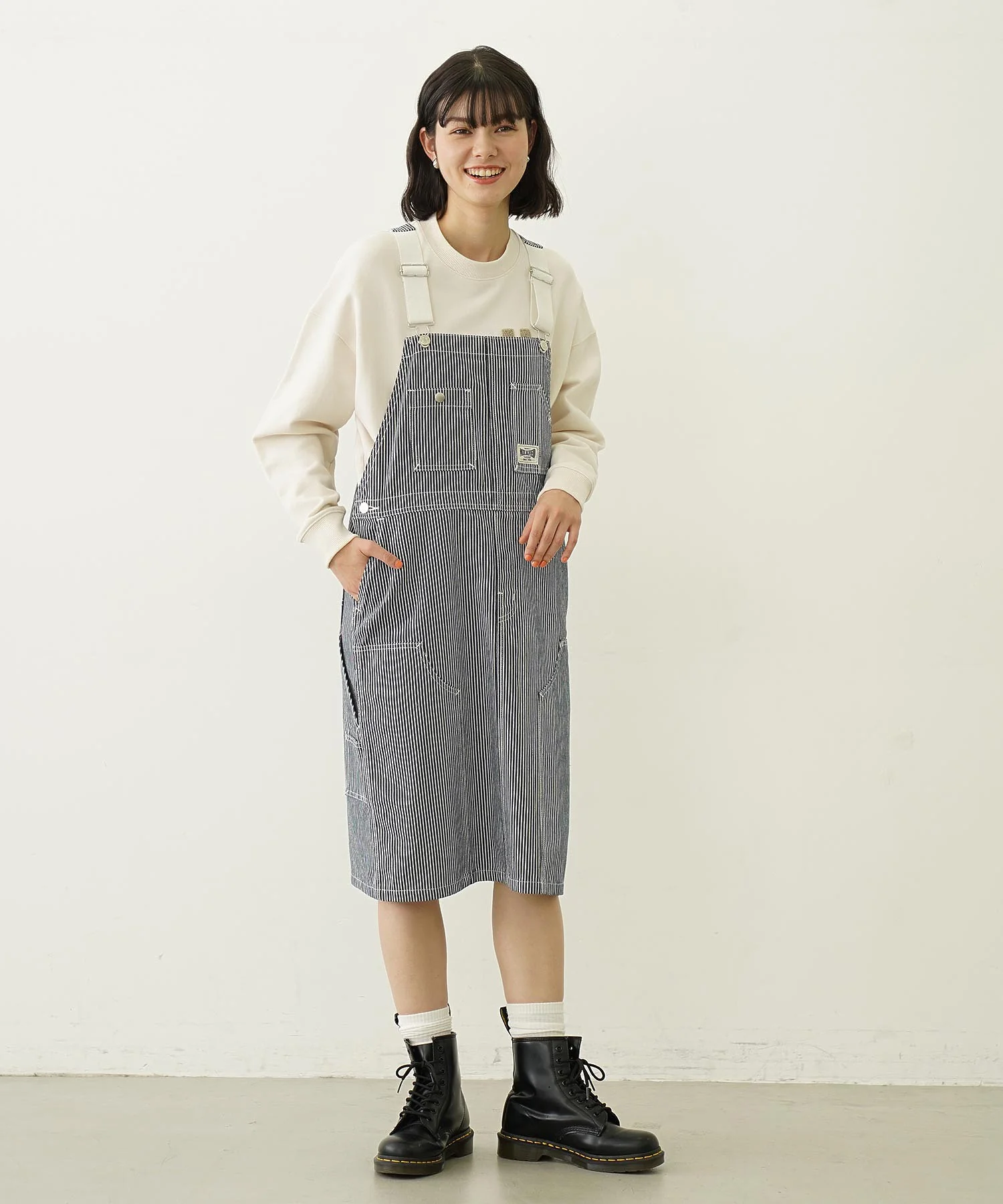 WORK STYLE SALOPETTE SKIRT - Image 18