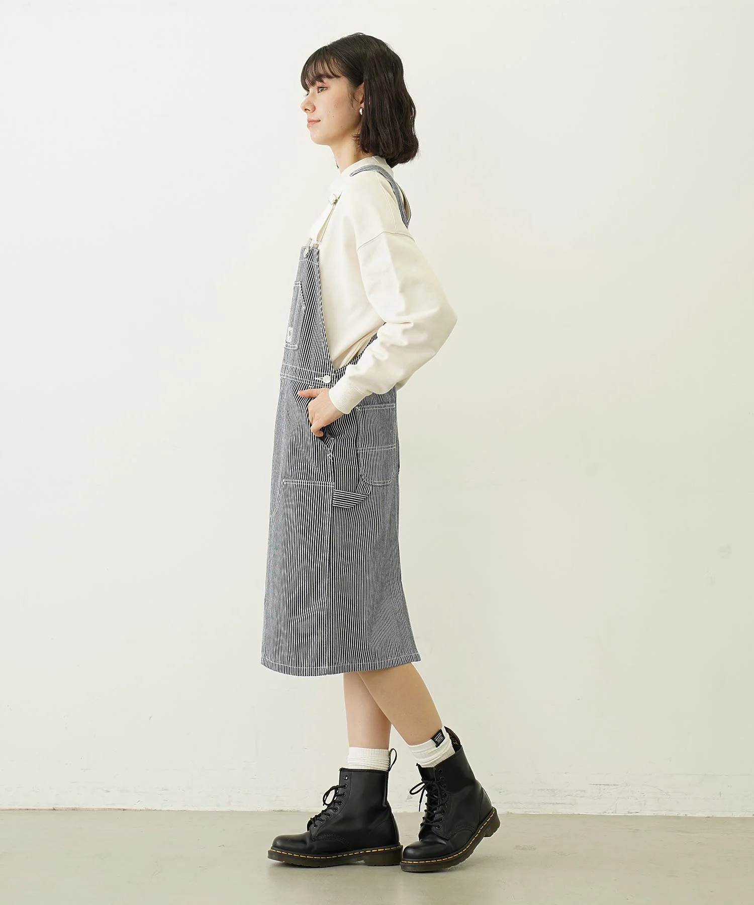 WORK STYLE SALOPETTE SKIRT - Image 20