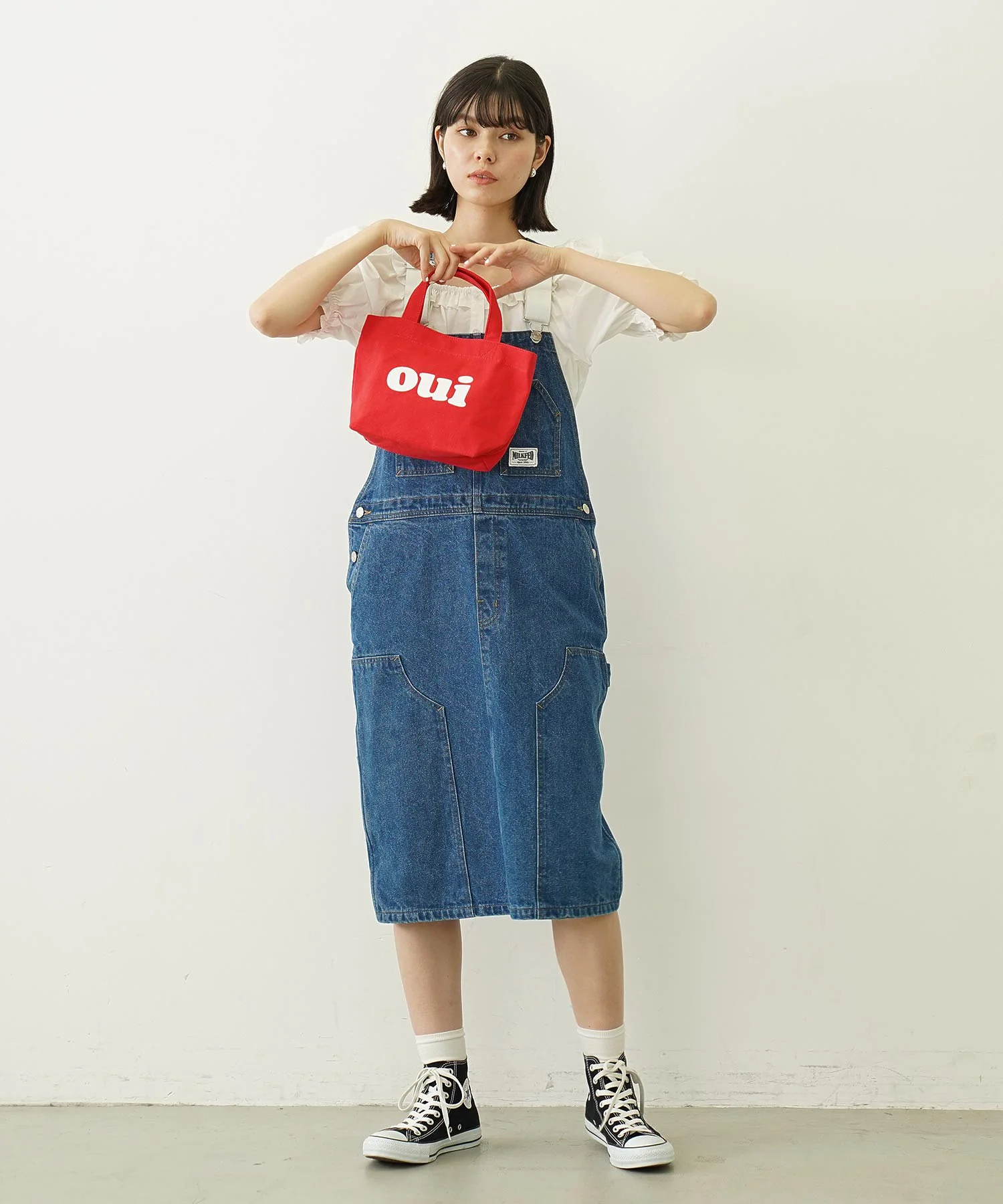 WORK STYLE SALOPETTE SKIRT - Image 37