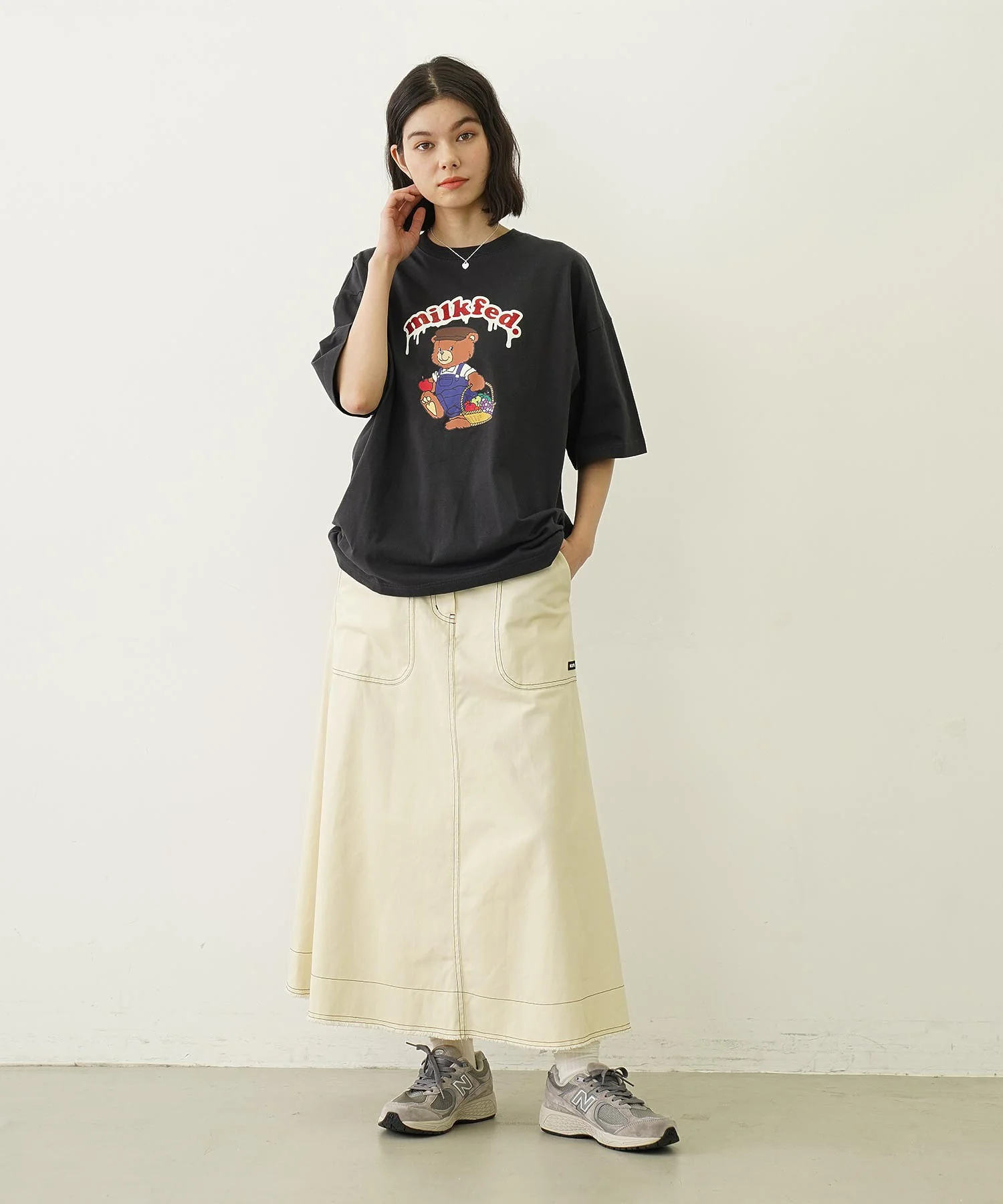 SOLID LONG SKIRT - Image 16