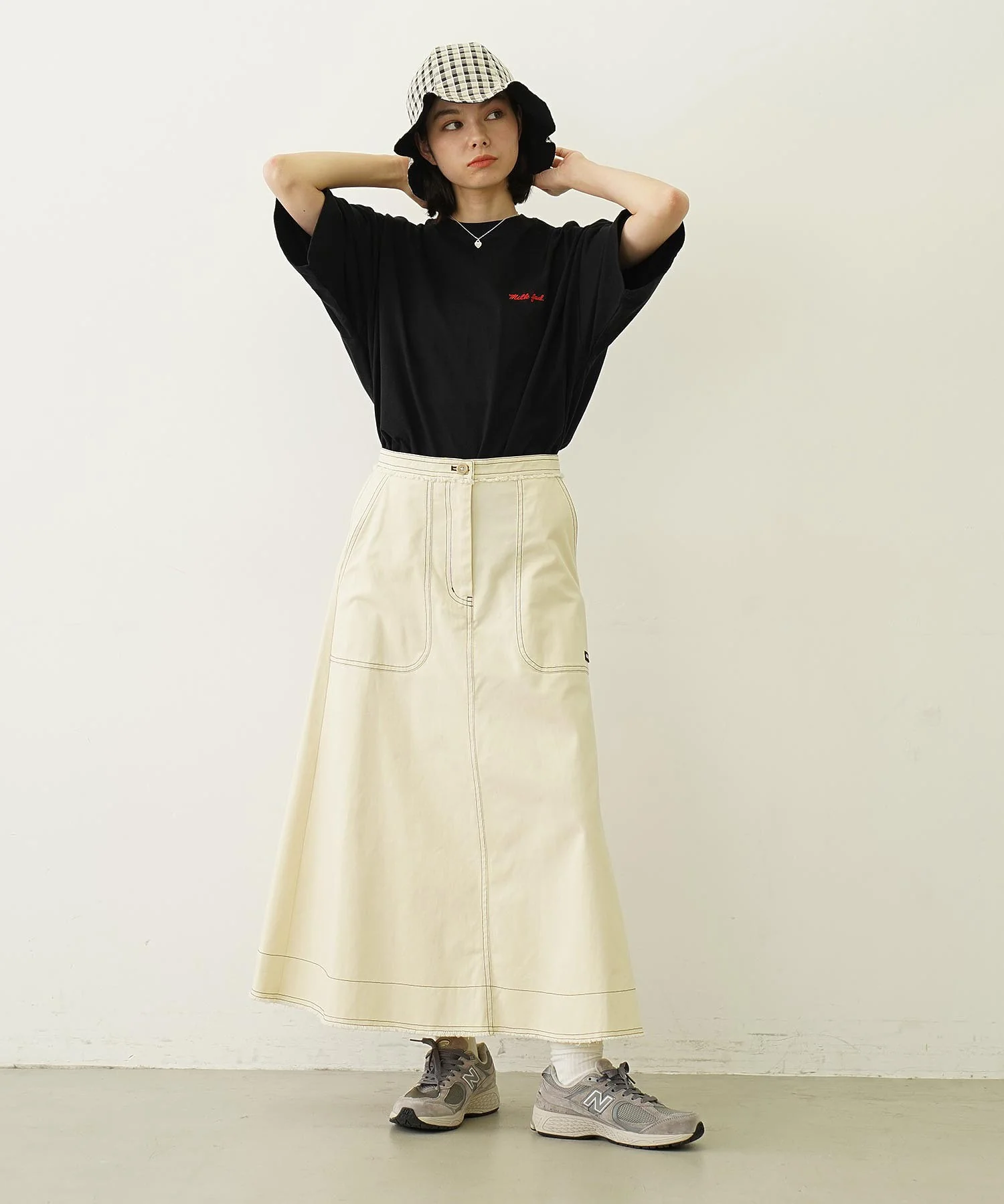 SOLID LONG SKIRT - Image 17