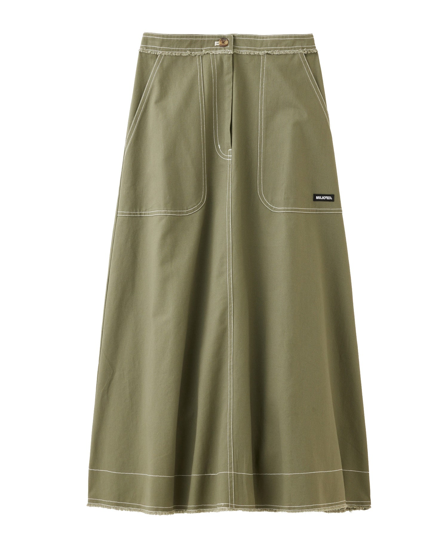 SOLID LONG SKIRT - Image 2