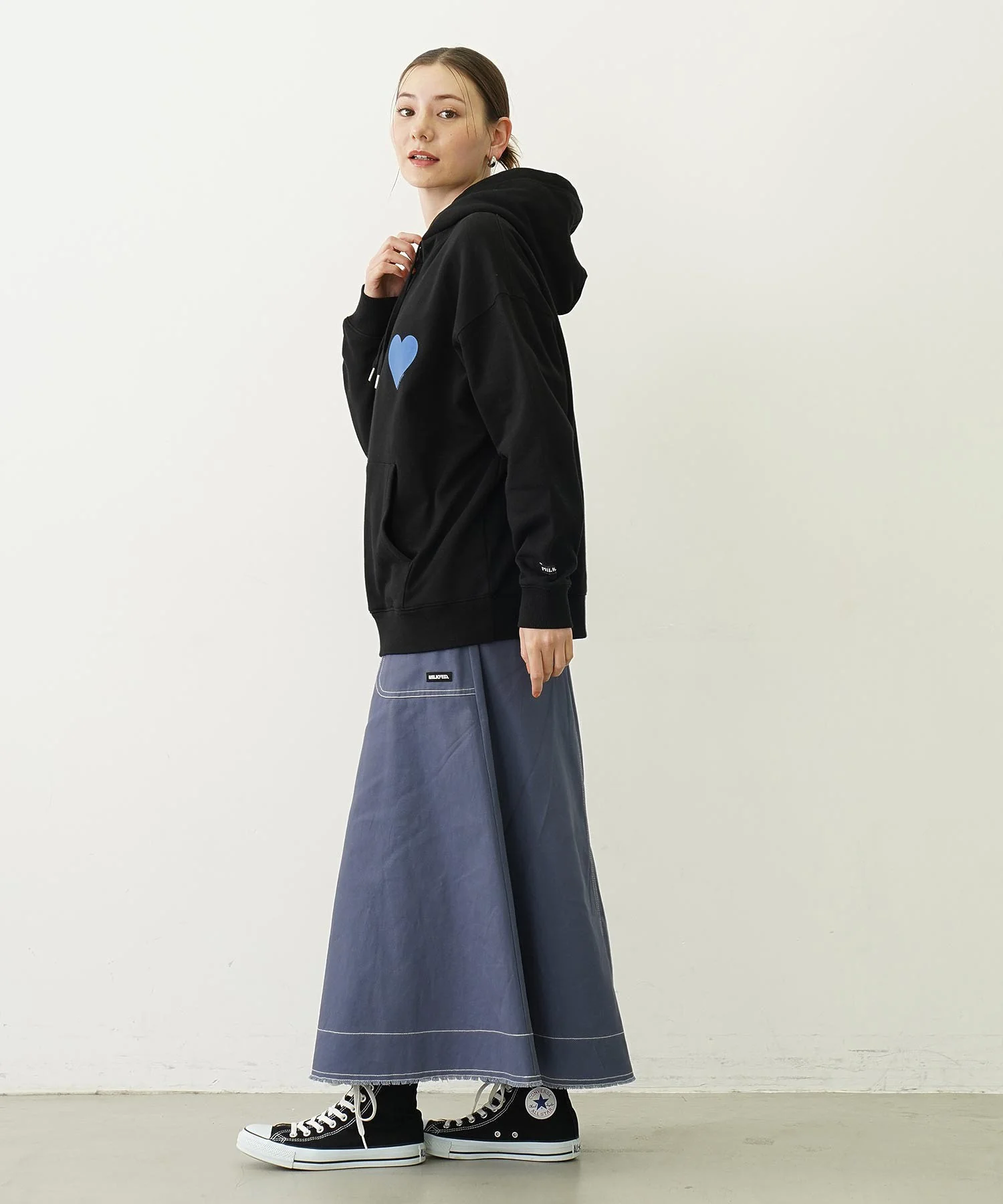 SOLID LONG SKIRT - Image 41