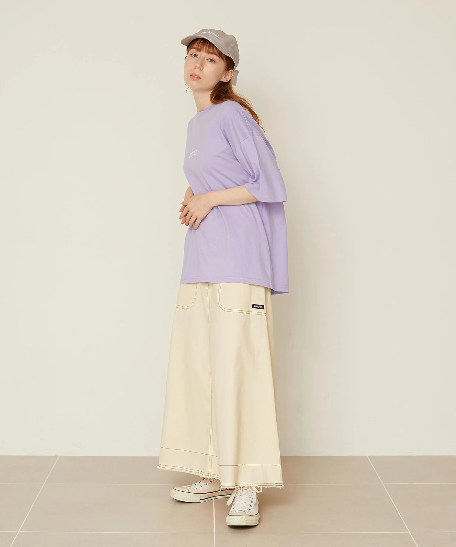 SOLID LONG SKIRT - Image 9