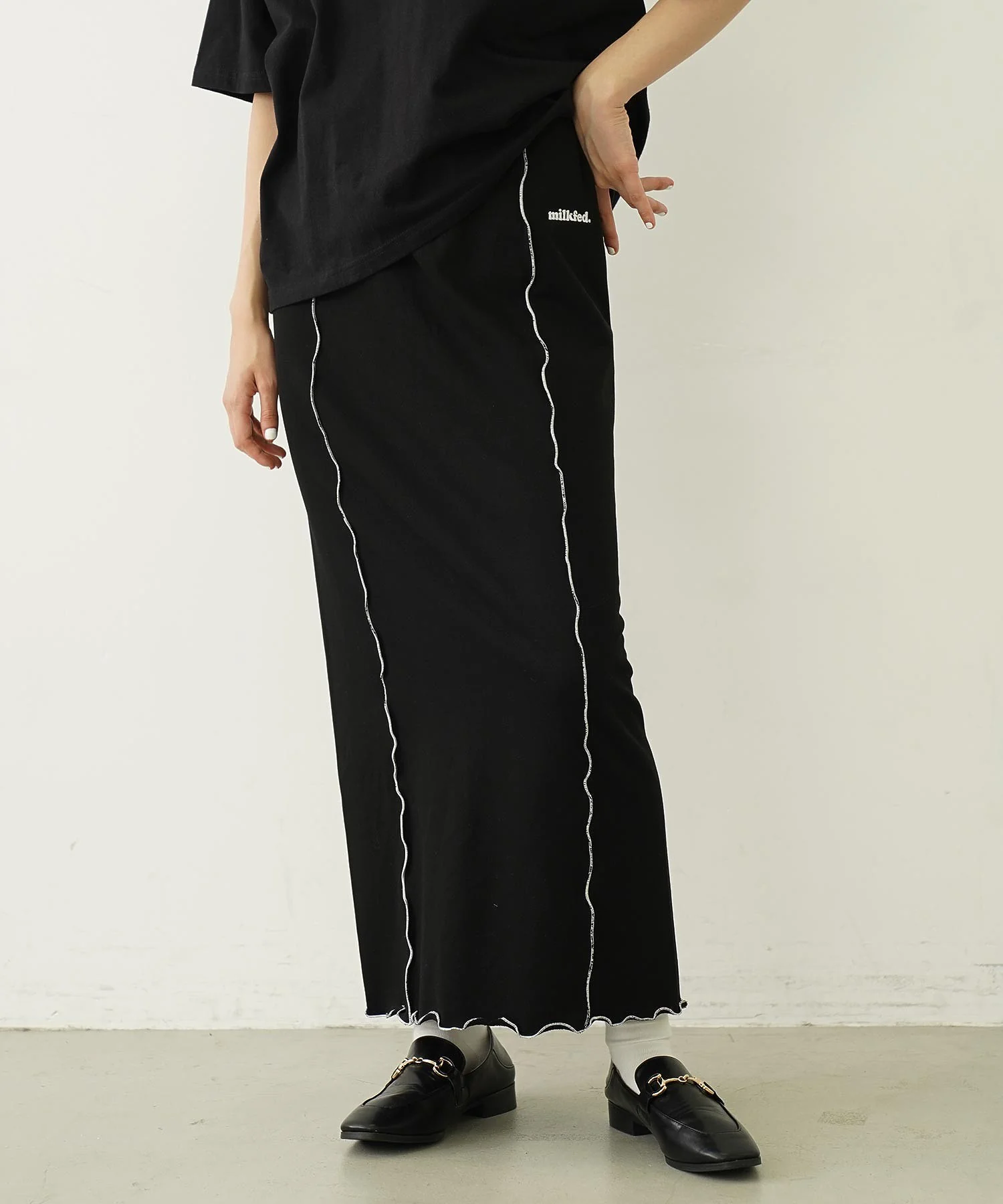 LETTUCE EDGE SWEAT SKIRT - Image 4