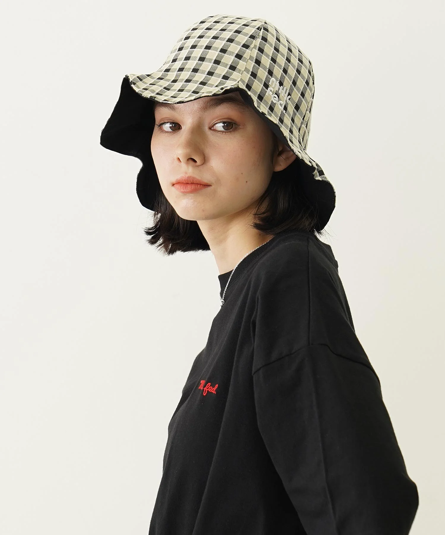 REVERSIBLE RAFFLE HAT - Image 5