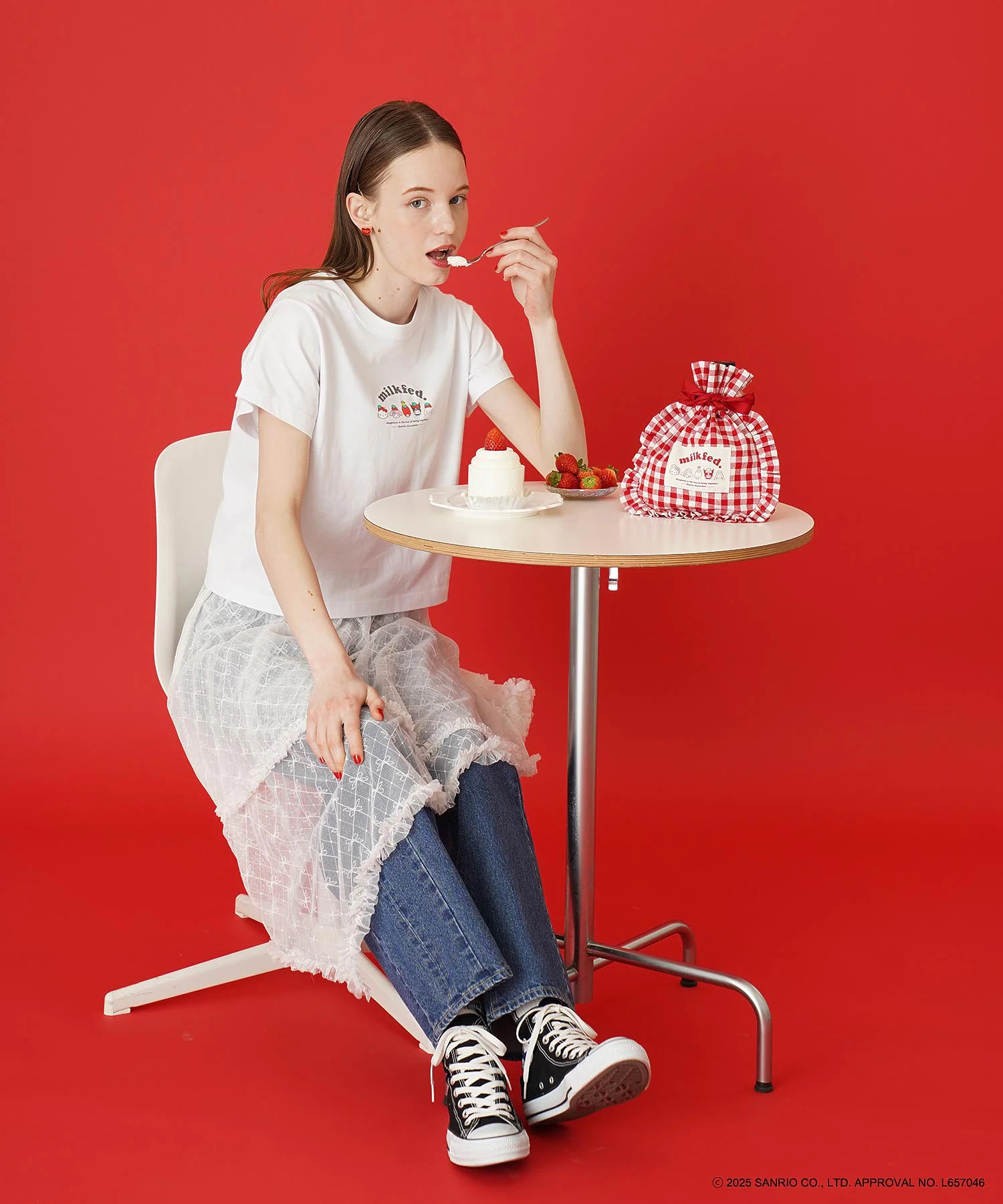 MILKFED. × SANRIO CHARACTERS DRAWSTRING POUCH - Image 28