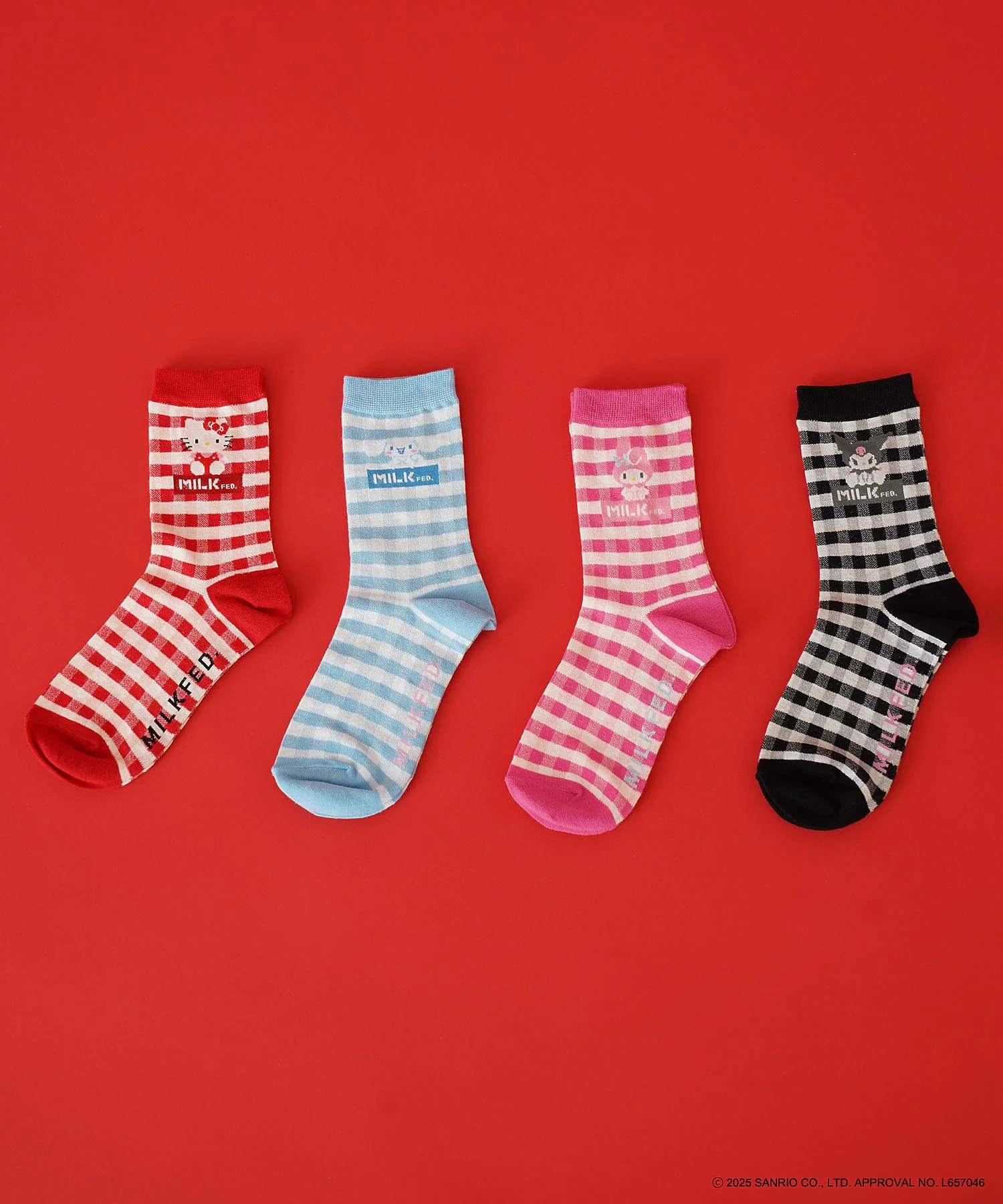 MILKFED. × SANRIO CHARACTERS SOCKS - Image 23