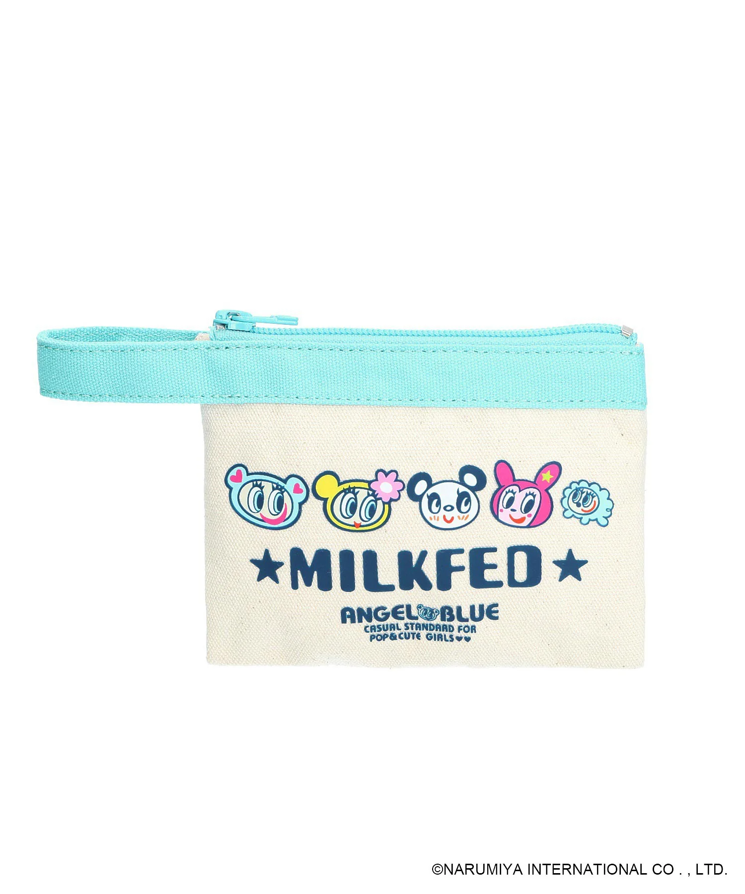 MILKFED. × ANGEL BLUE FLAT POUCH - Image 10