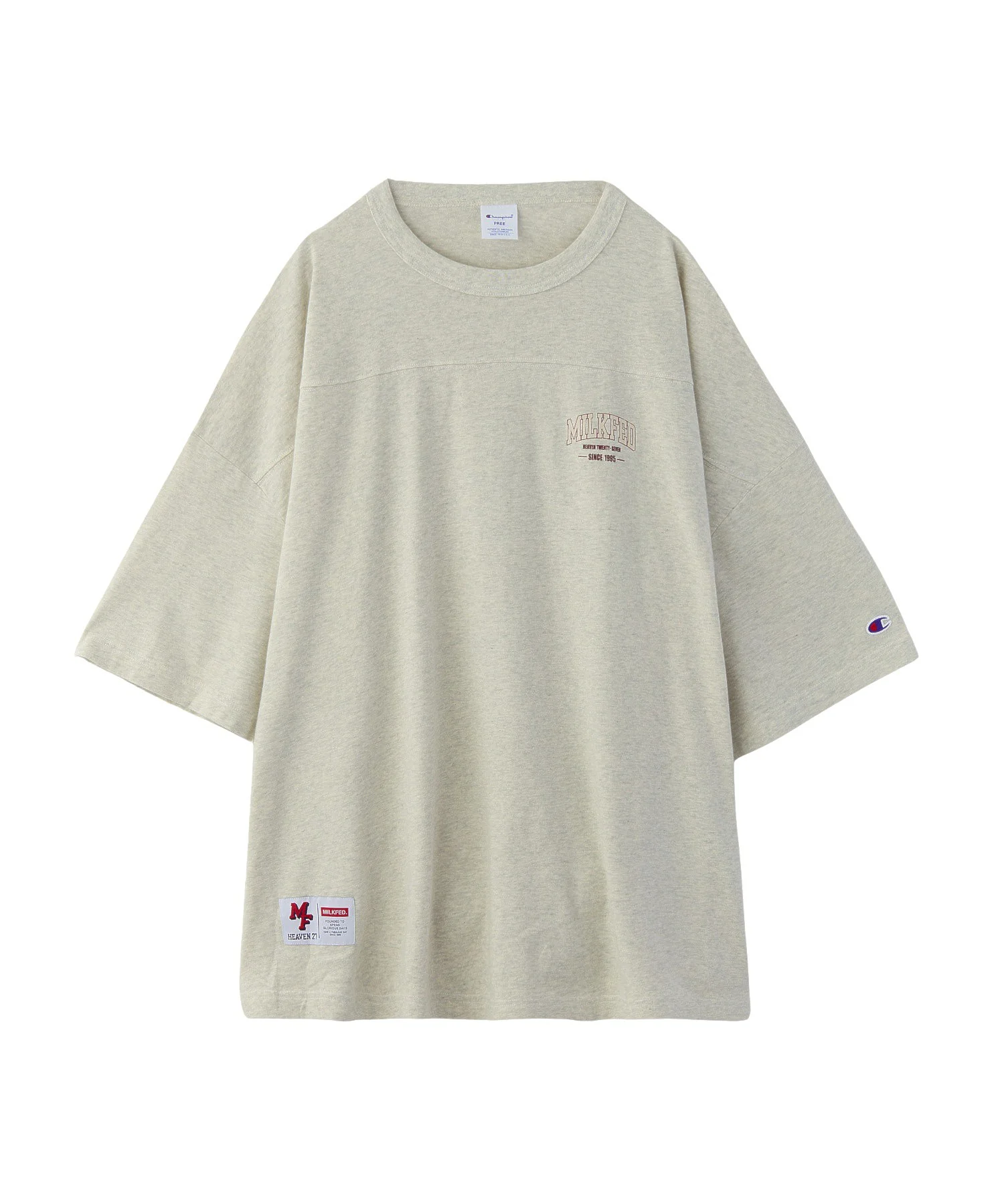 MILKFED.×CHAMPION COLLEGE LOGO BIG FOOTBALL TEE - Image 47