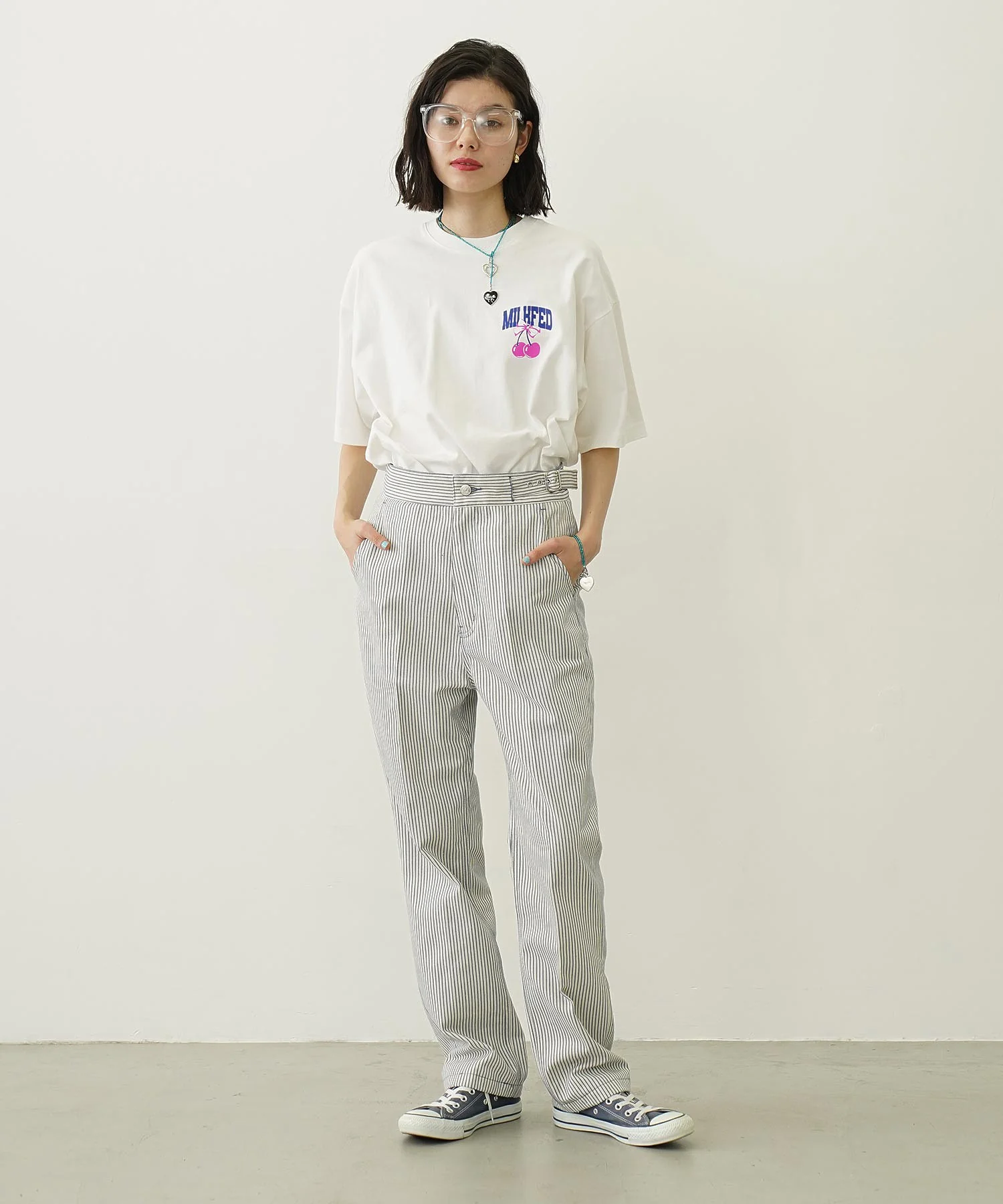 CHERRY AND RIBBON WIDE S/S TEE - Image 11