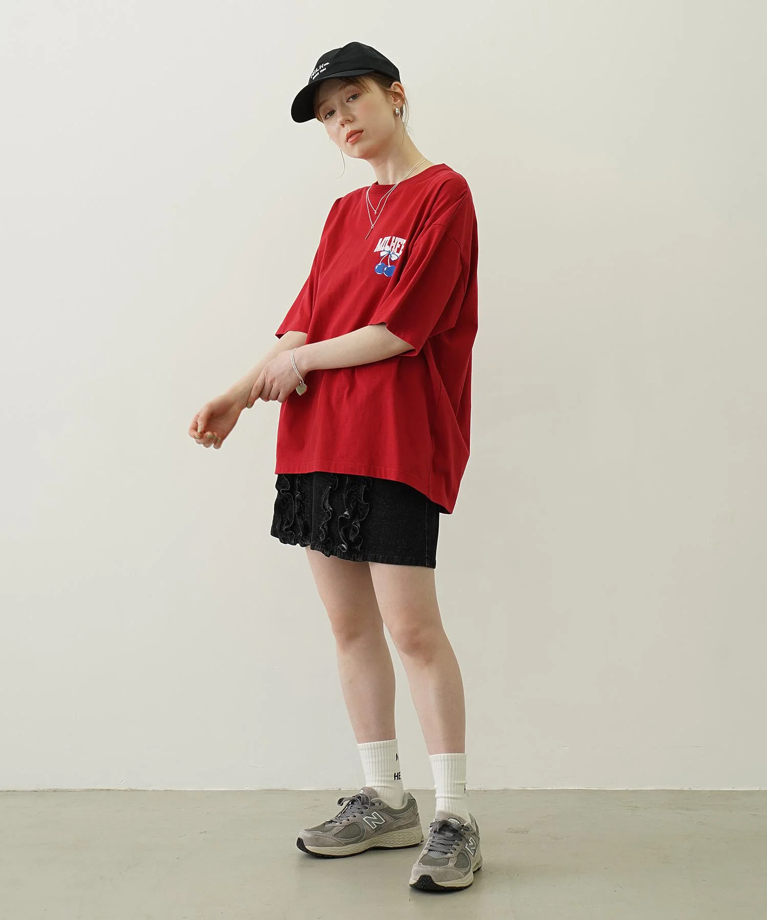 CHERRY AND RIBBON WIDE S/S TEE - Image 18