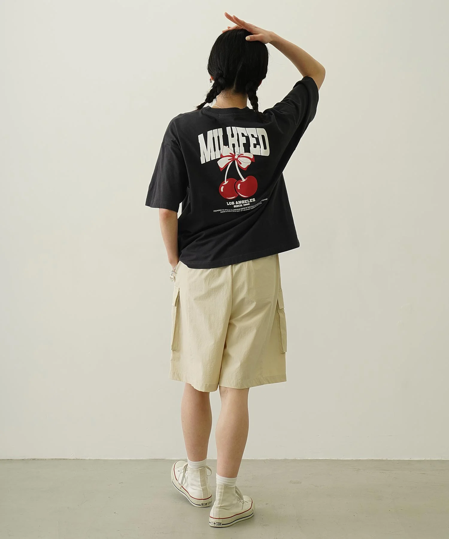CHERRY AND RIBBON WIDE S/S TEE - Image 44