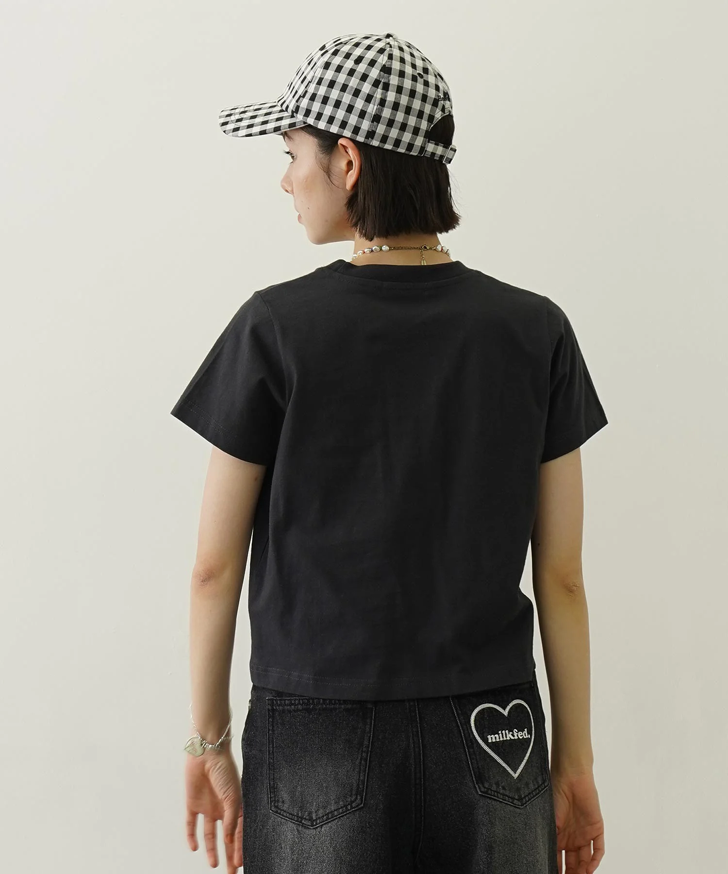 FLOWER PRINT AND EMBROIDERY COMPACT S/S TEE - Image 17