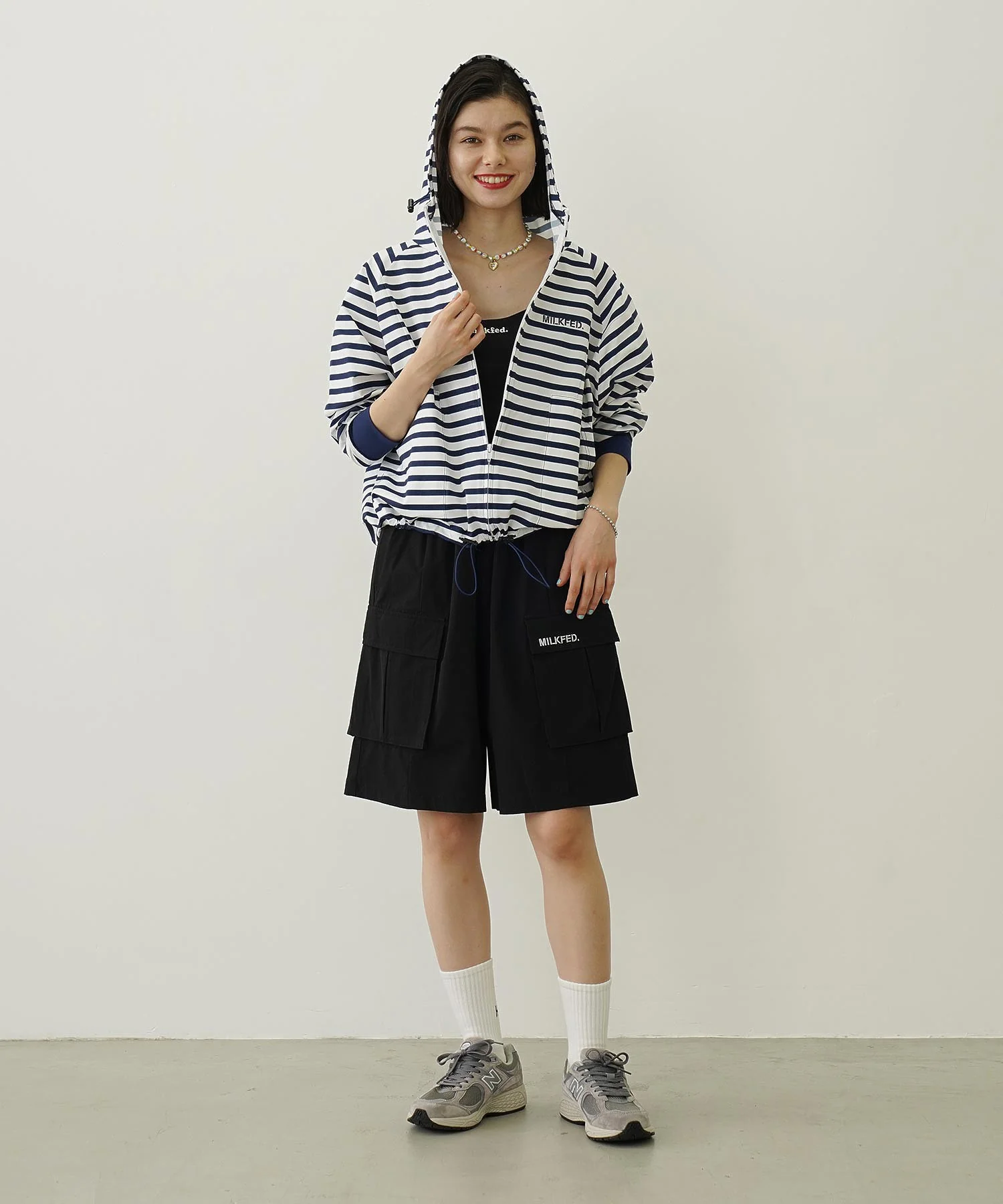 MILKFED. ×OP RASH GUARD ZIP HOODIE - Image 29