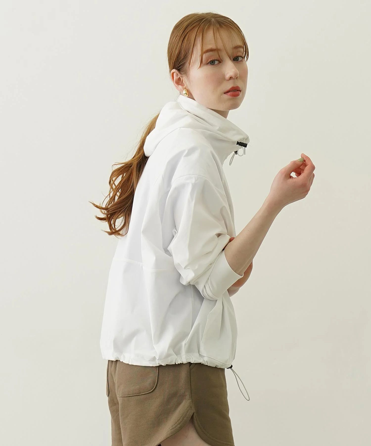 MILKFED. ×OP RASH GUARD ZIP HOODIE - Image 5