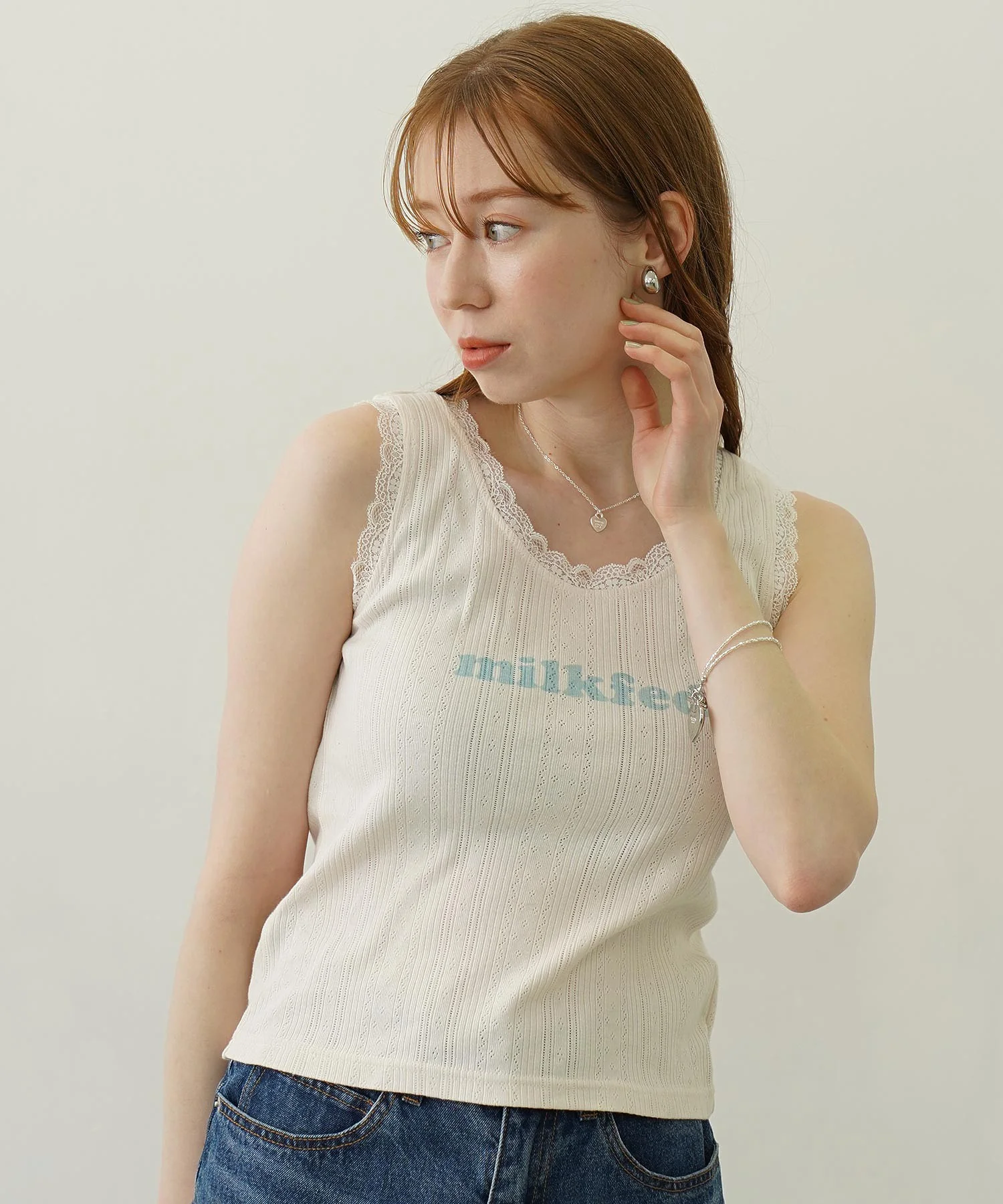 COOPER LOGO LACE TANK TOP - Image 16