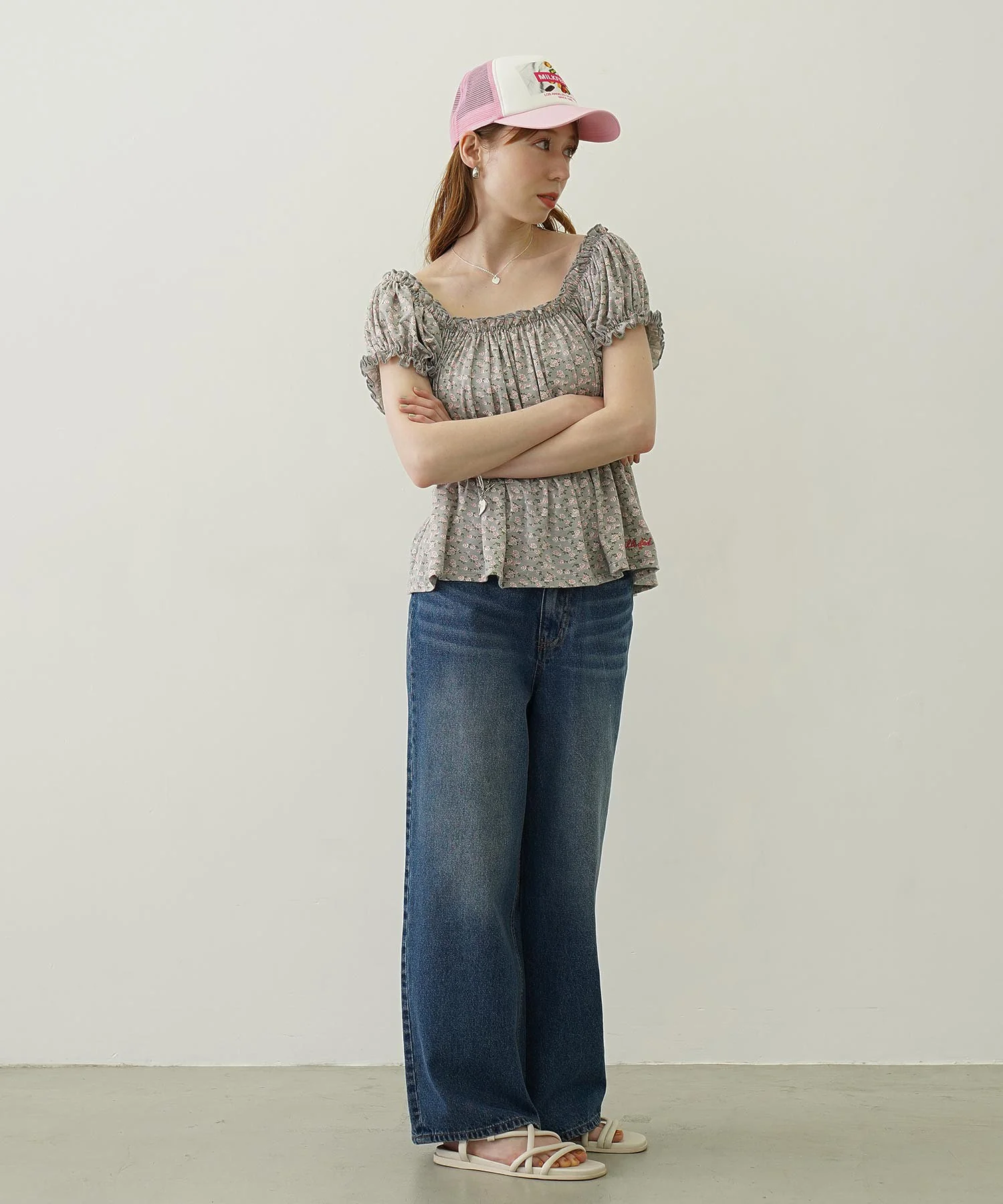 FLORAL PATTERN PUFF SLEEVE BLOUSE - Image 11